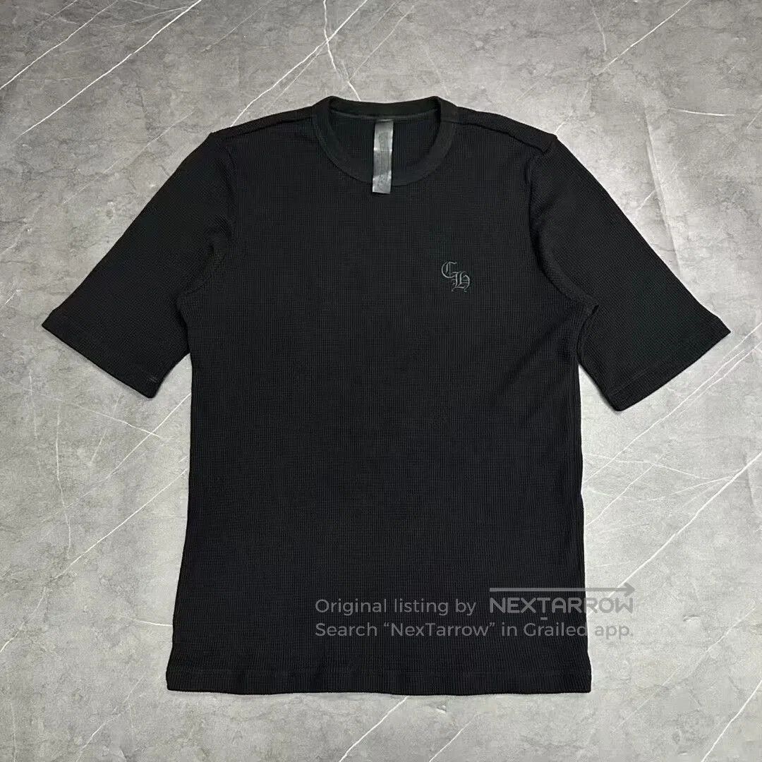 Chrome Hearts Chrome Hearts Black Waffle Logo T-Shirt. Size US L / EU 52-54 / 3 - 1 Thumbnail
