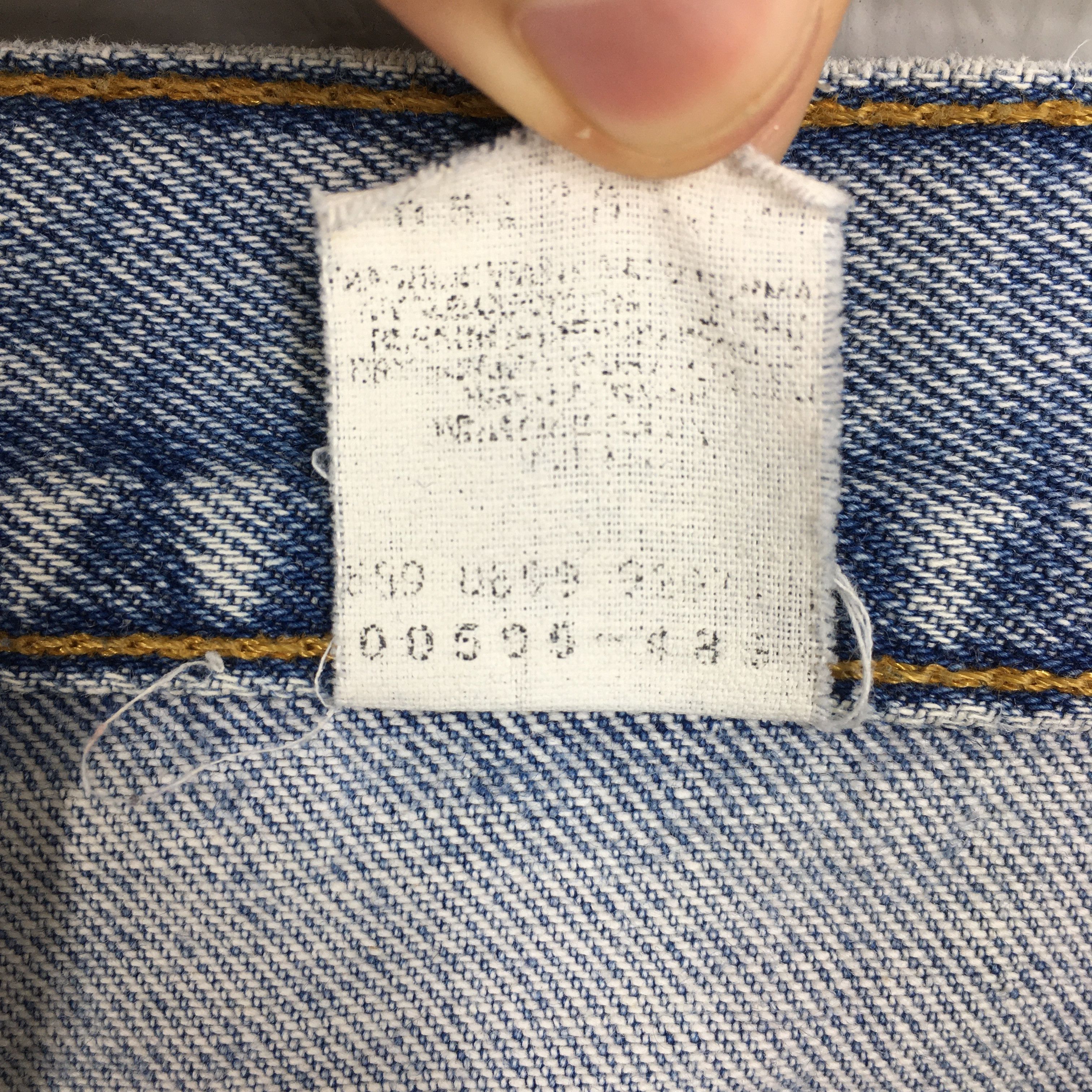 Levi's Size 31x28 Vintage 90s Levi's 505 Faded Blue Jeans S749 Size US 31 - 9 Thumbnail