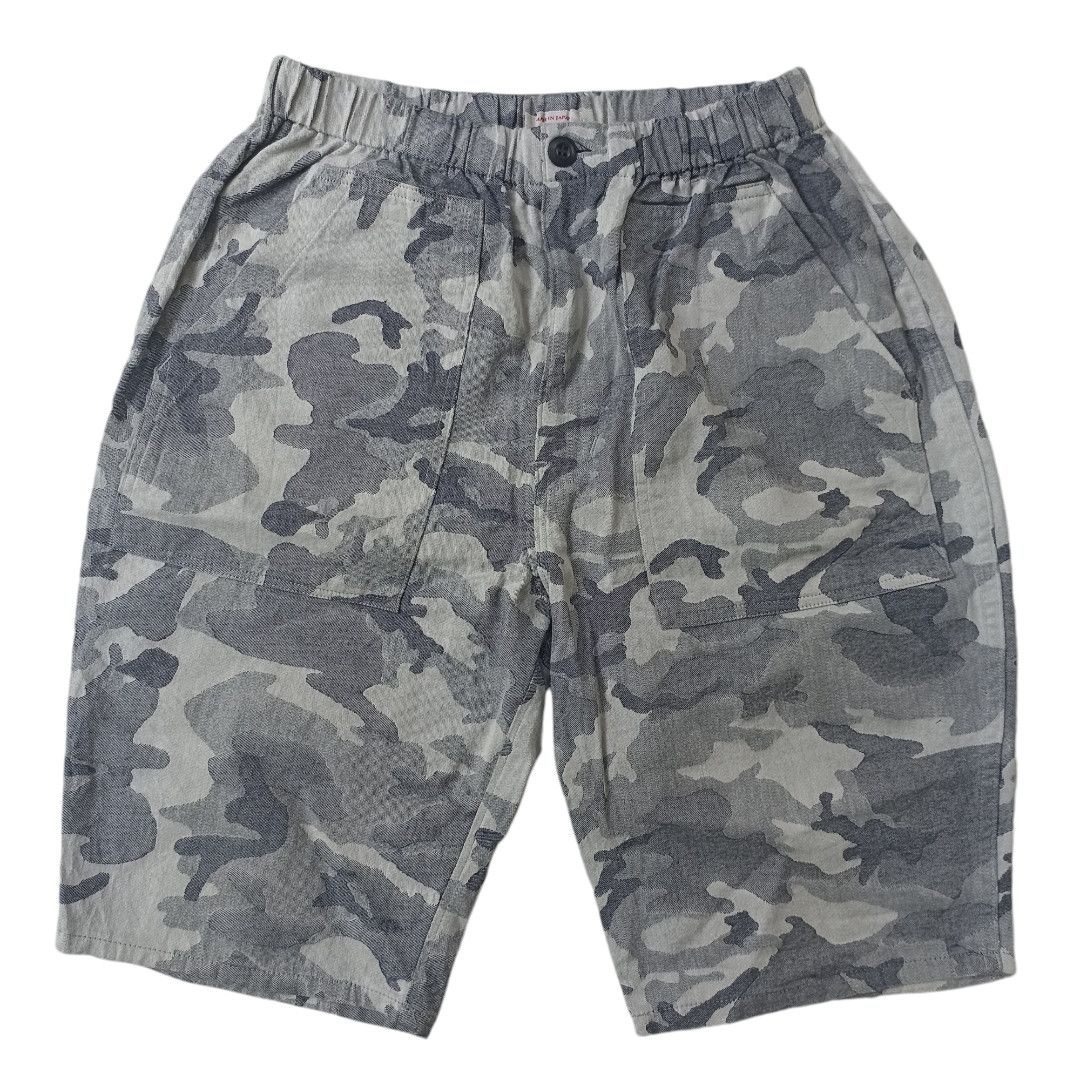 Eternal × Japanese Brand Vintage Y2K Eternal Grey Camo Short Pants Size US 30 / EU 46 - 1 Thumbnail