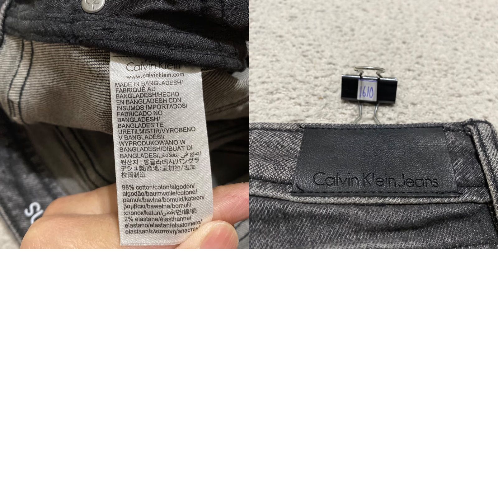 Calvin Klein Calvin Klein Womens Skirt 28 Gray Denim Medium Wash Pencil Straight Raw Hem Size 28" / US 6 / IT 42 - 8 Thumbnail