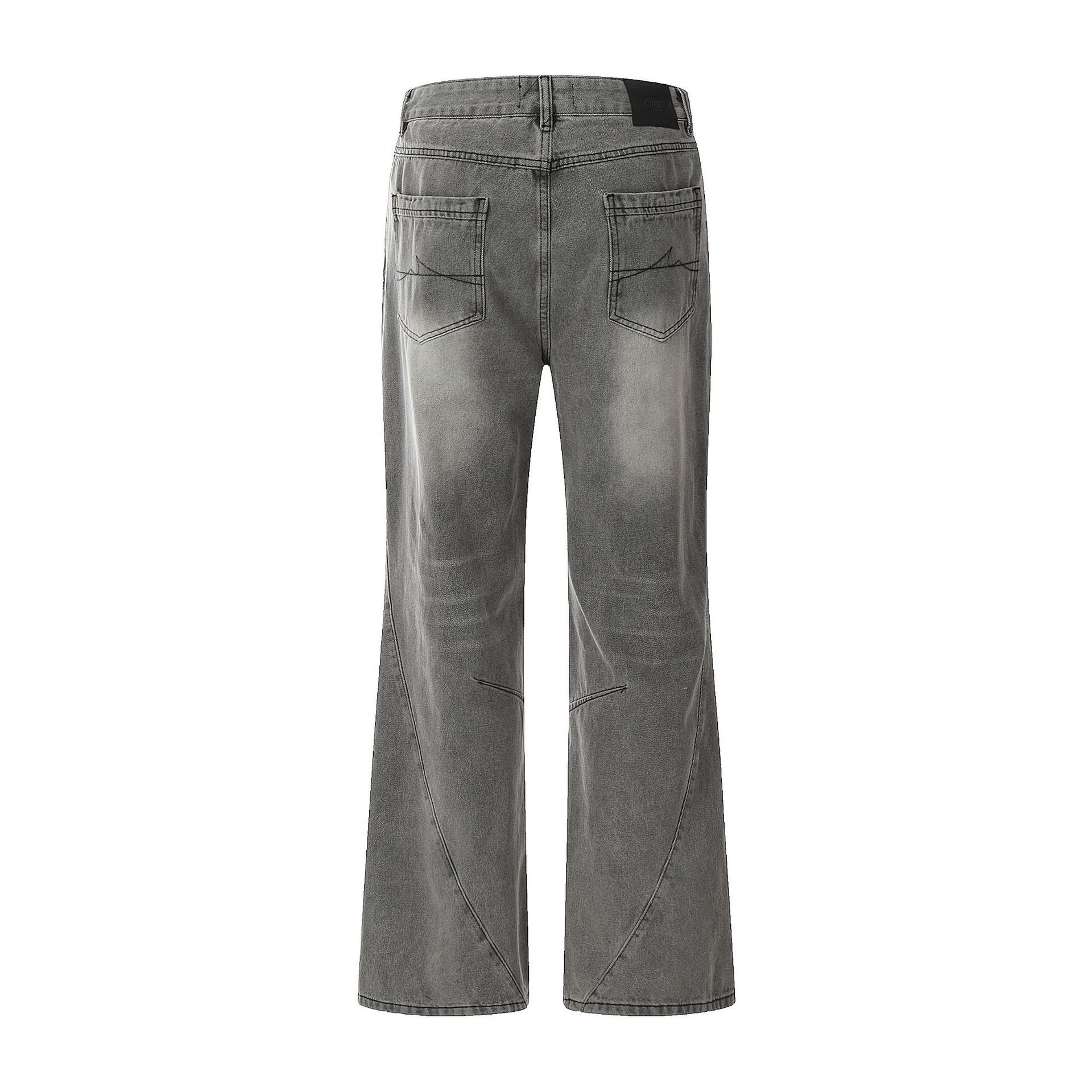 Japanese Brand × Jean Men's high street washed straight vintage jeans Size US 32 / EU 48 - 2 Thumbnail