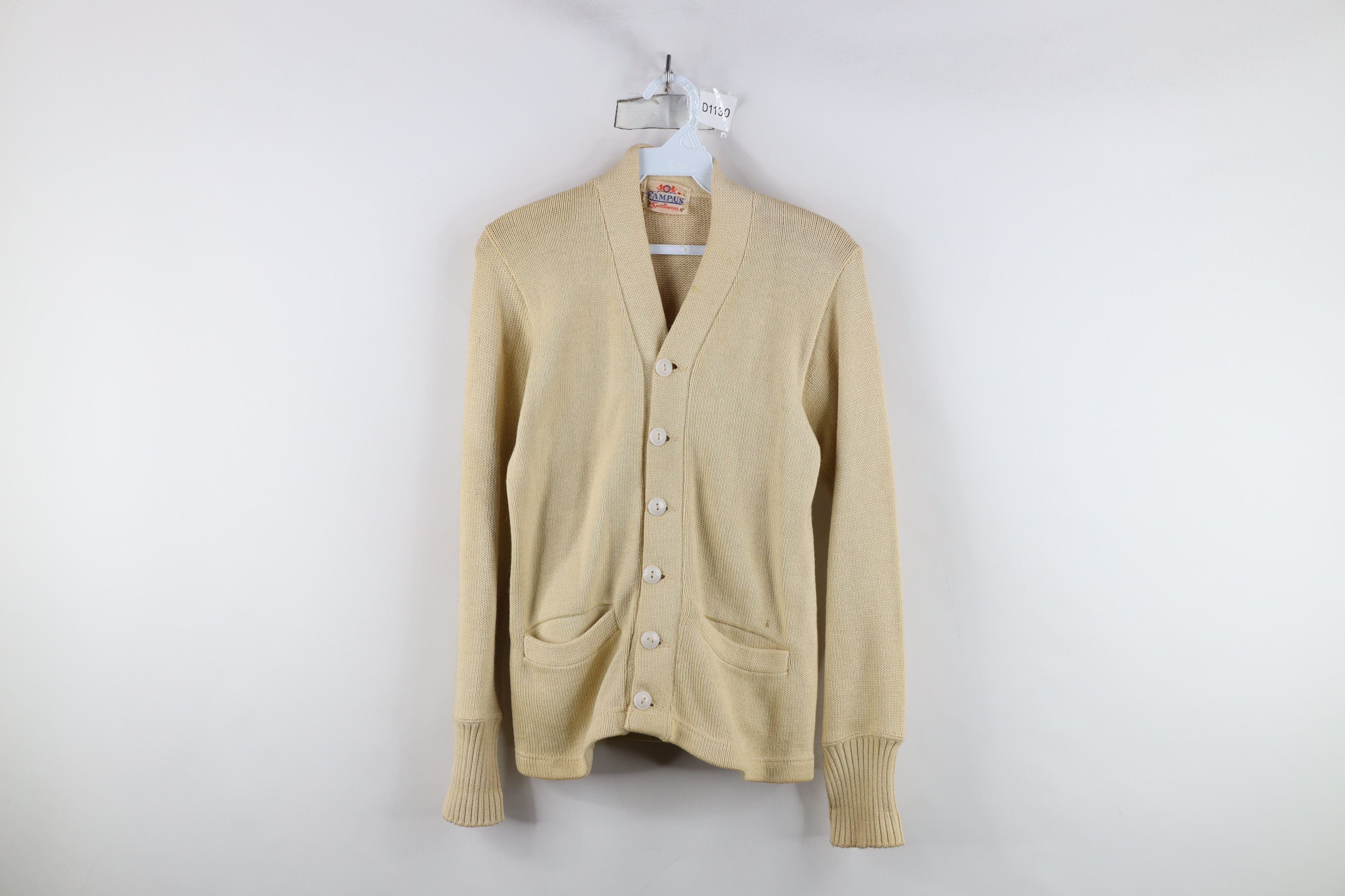Vintage Vintage 50s Streetwear Letterman Cardigan Sweater USA Size US L / EU 52-54 / 3 - 1 Thumbnail