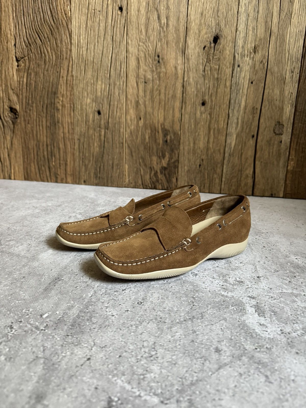 Vintage Prada Women’s Suede Loafers