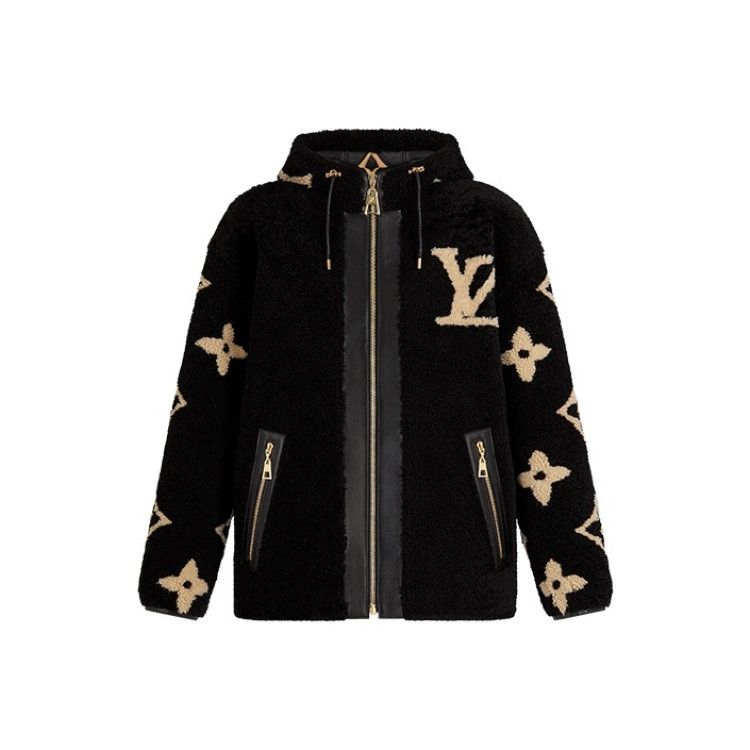 Louis Vuitton Louis Vuitton Logo Intarsia Wool Hooded Jacket 34 Size XS / US 0-2 / IT 36-38 - 1 Thumbnail