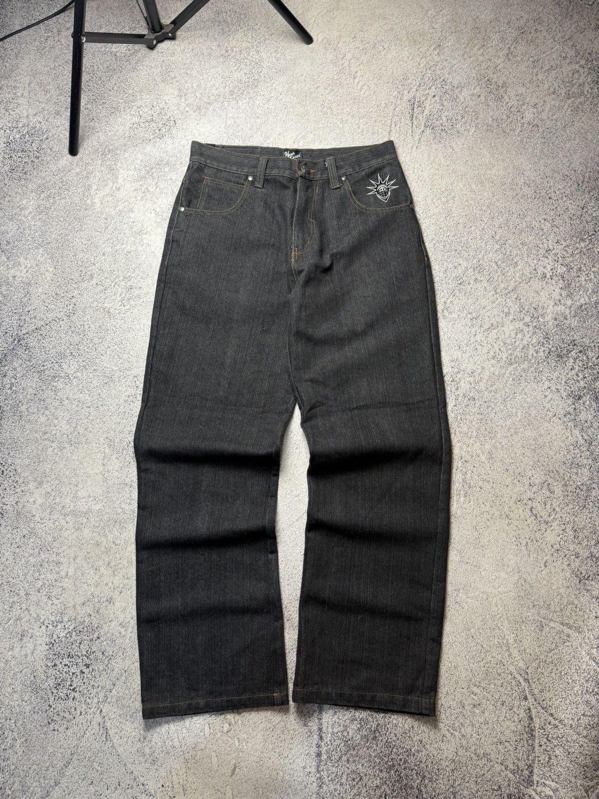 Japanese Brand Vintage Rap Pants Your Local Dealer Y2K Jeans Japanese Size US 32 / EU 48 - 2 Thumbnail