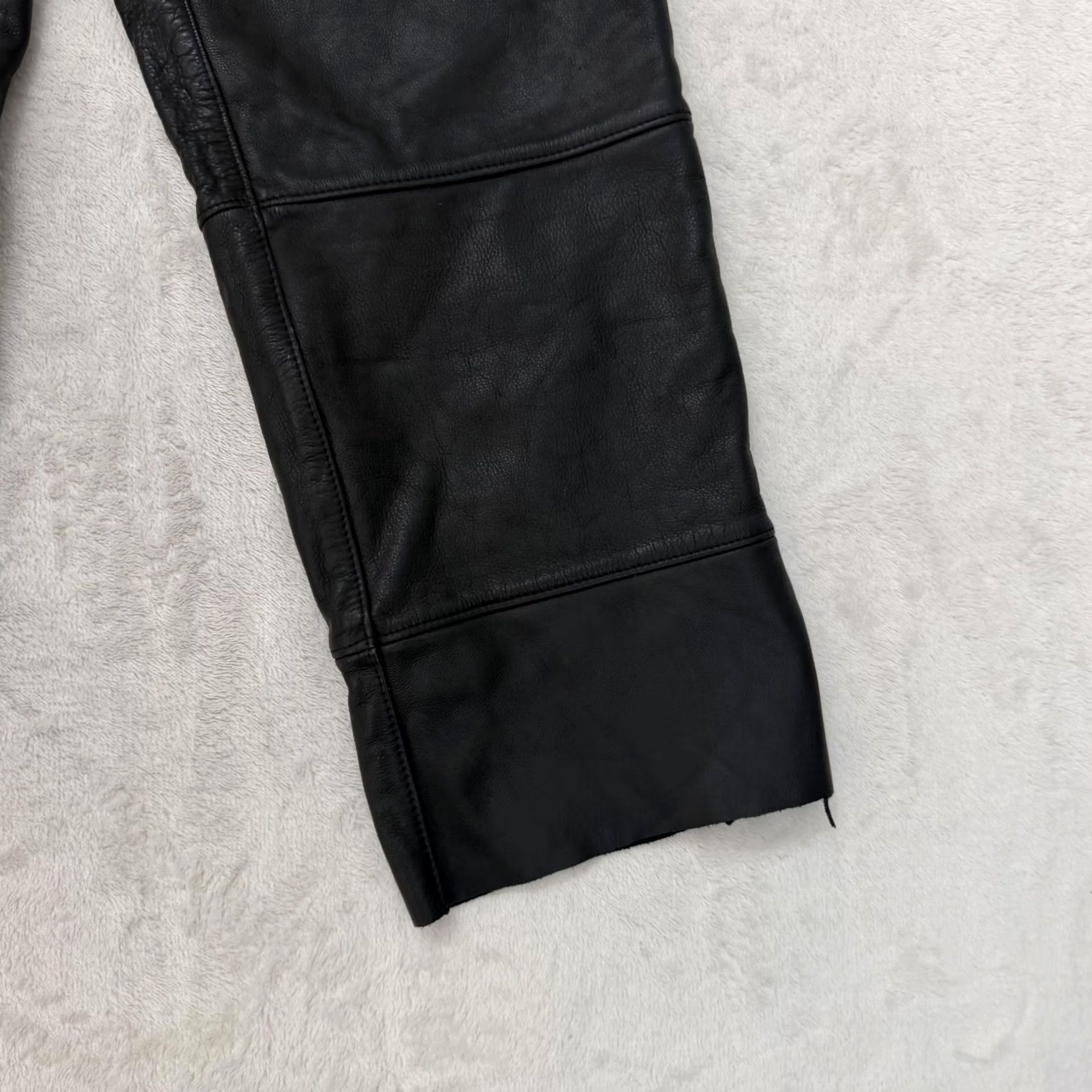 Harley Davidson Harley-Davidson Leather Chaps Pants Mens Large Black Motorcycle Biker Size US 33 - 7 Thumbnail