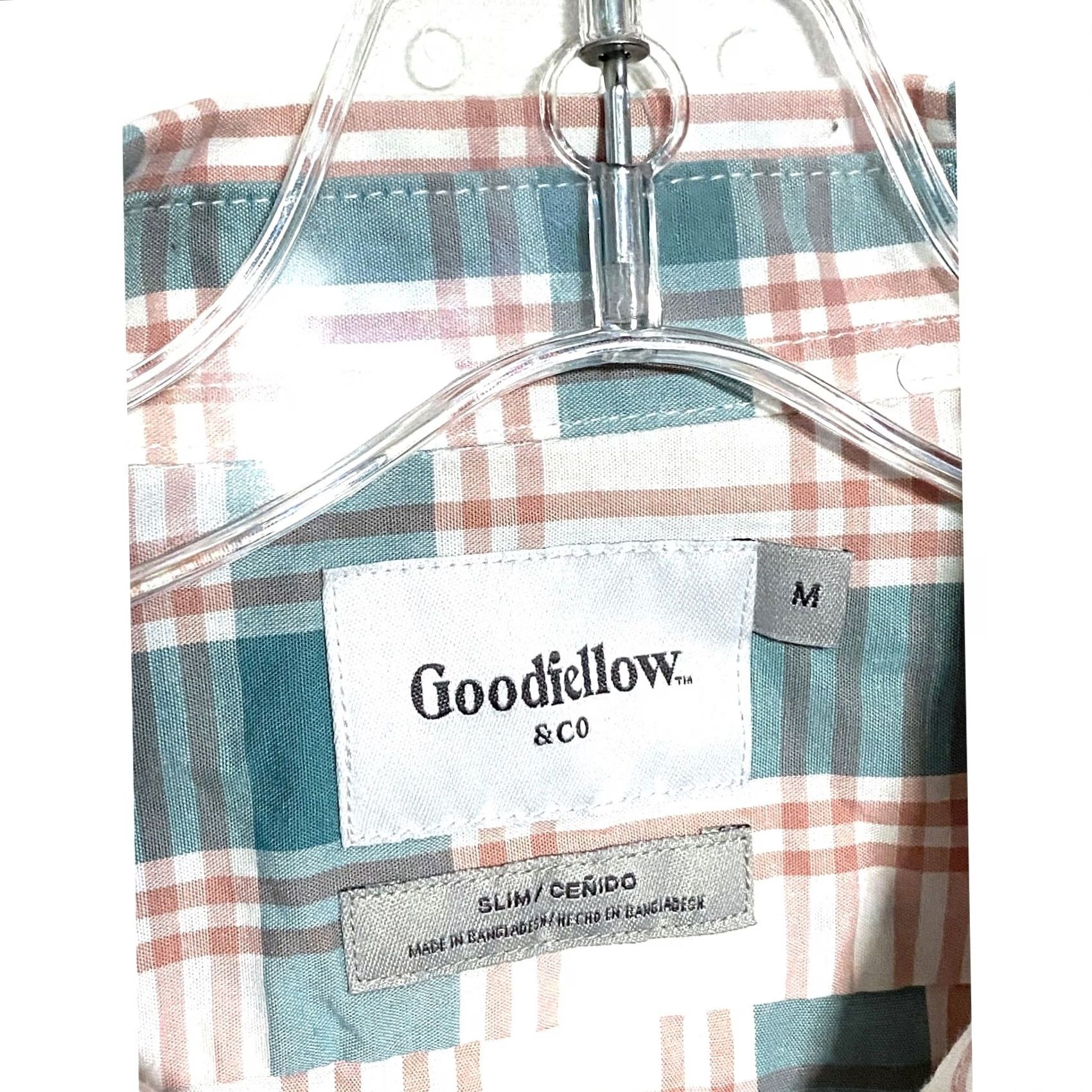 Vintage Goodfellow Slim Northrop Green Plaid Button Shirt Mens M Preppy Coastal Office Size US M / EU 48-50 / 2 - 6 Thumbnail