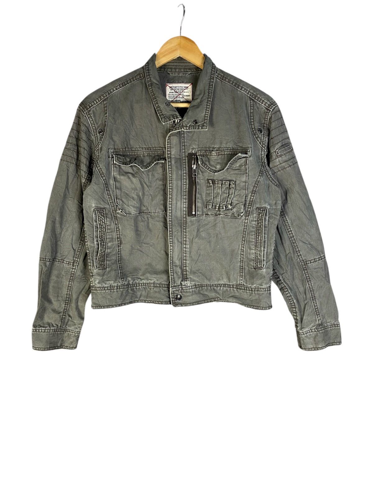 Japanese Brand Dogman Military Style Faded Jacket Size US M / EU 48-50 / 2 - 2 Thumbnail