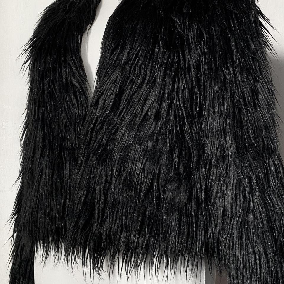 Vintage Avant - Garde faux fur Yeti coat Size S / US 4 / IT 40 - 3 Thumbnail
