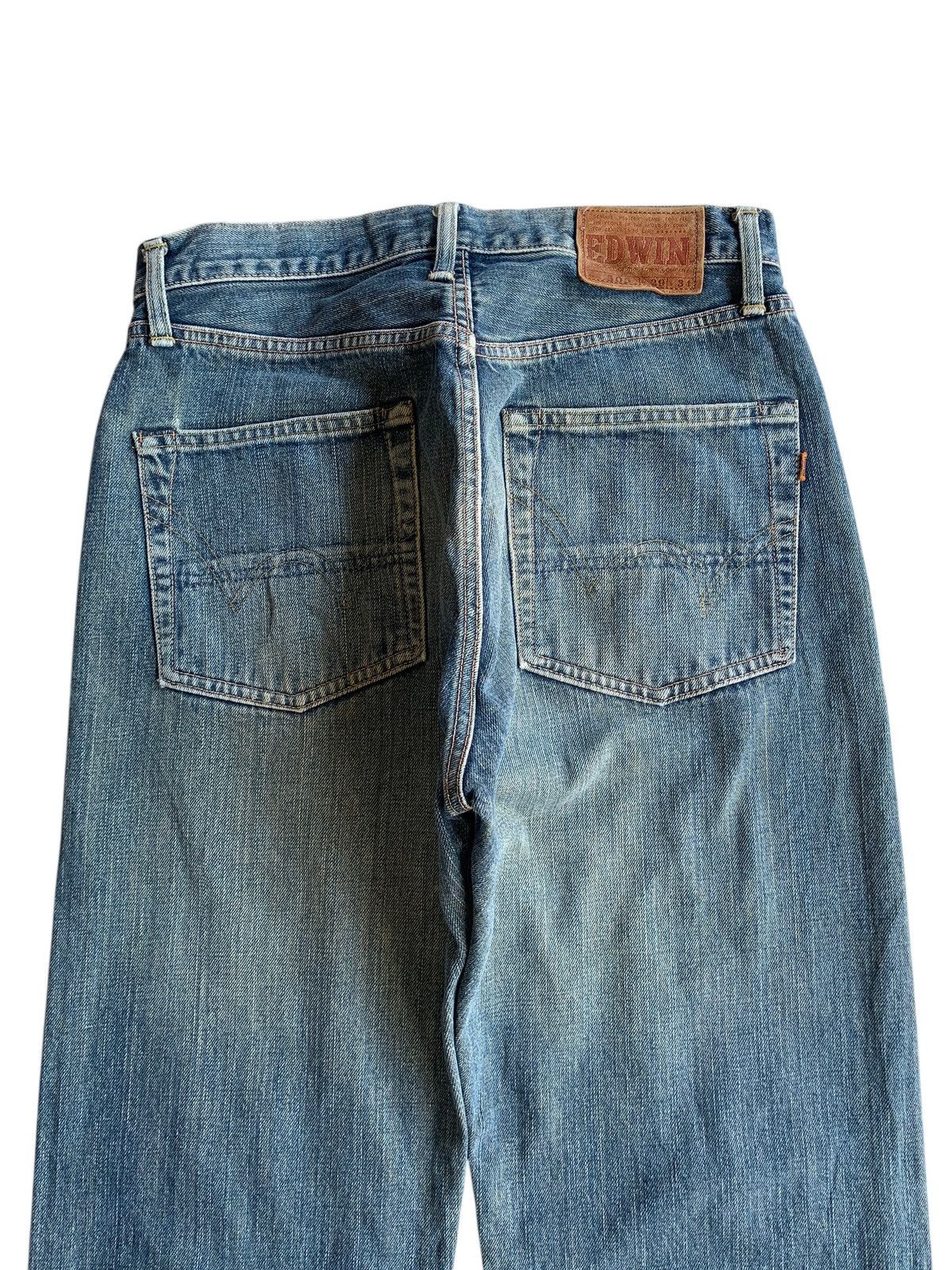 Edwin × Kapital × Vintage VINTAGE EDWIN 505 SELVEDGE RUSTY DISTRESSED DENIM Size US 30 / EU 46 - 8 Thumbnail