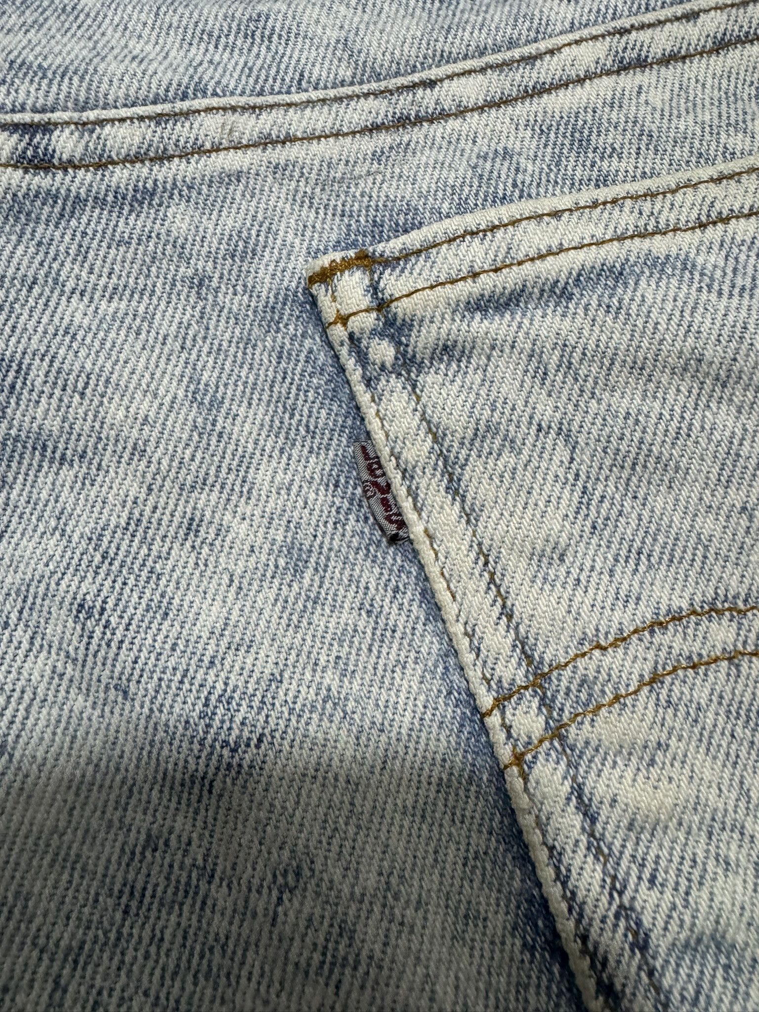Levi's × Vintage Vintage Levis Silver Tag #530 Medal Acid Wash denim Jeans Size US 32 / EU 48 - 11 Thumbnail