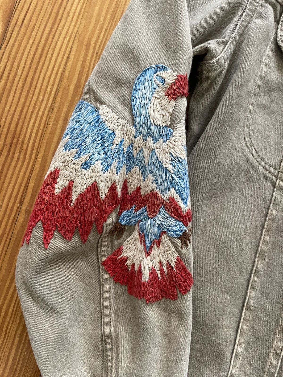 Kapital × Kapital Kountry Kapital Kountry Thunderbird Hand Embroidered Crash Jacket Size US L / EU 52-54 / 3 - 3 Thumbnail