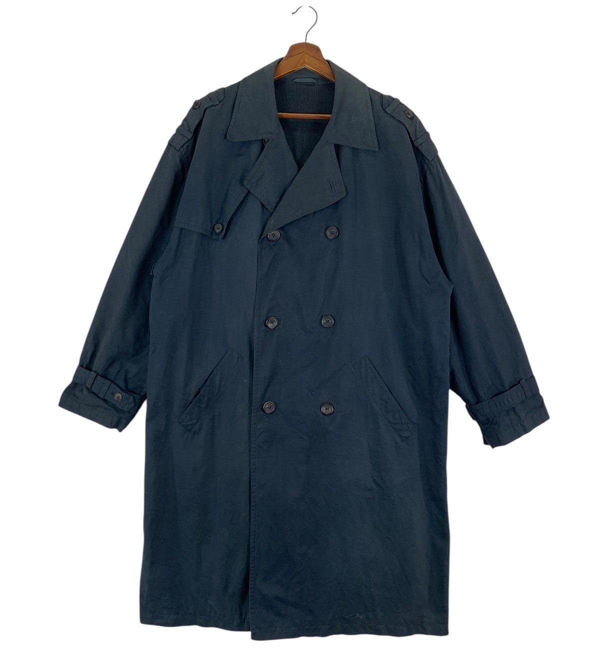 Versace Jeans Couture VINTAGE VERSACE V2 TRENCH COAT DOUBLE BREAST Size US L / EU 52-54 / 3 - 1 Thumbnail