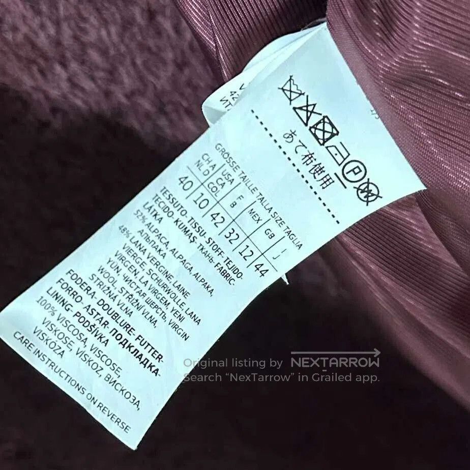 Max Mara MaxMara Alpaca Wool Long Coat. Size M / US 6-8 / IT 42-44 - 4 Thumbnail