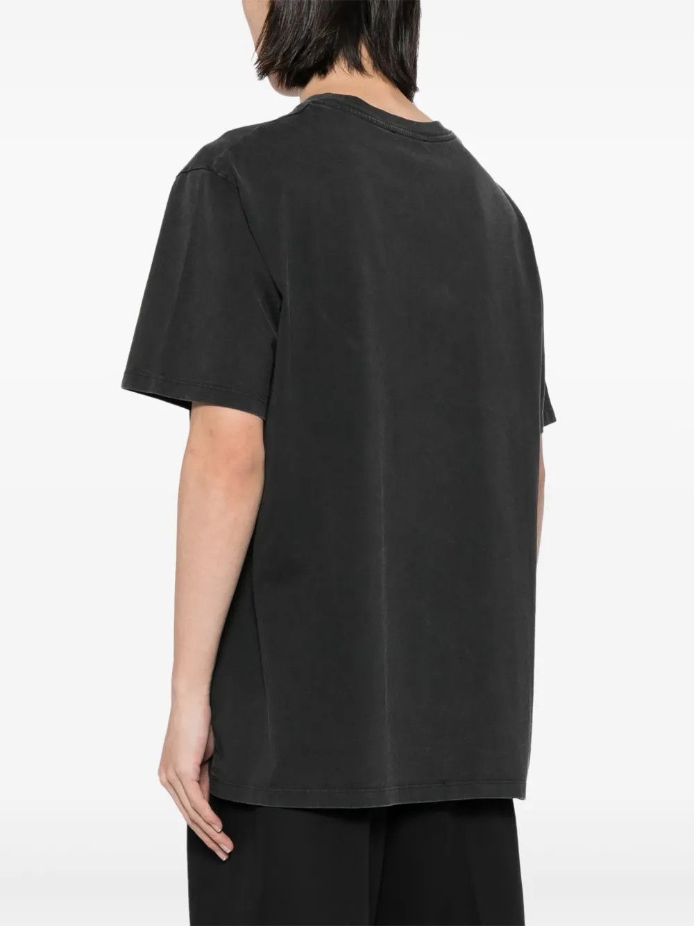 Balmain o1y0426 Logo Crewneck T-Shirt in Dark Gray Size US S / EU 44-46 / 1 - 4 Thumbnail