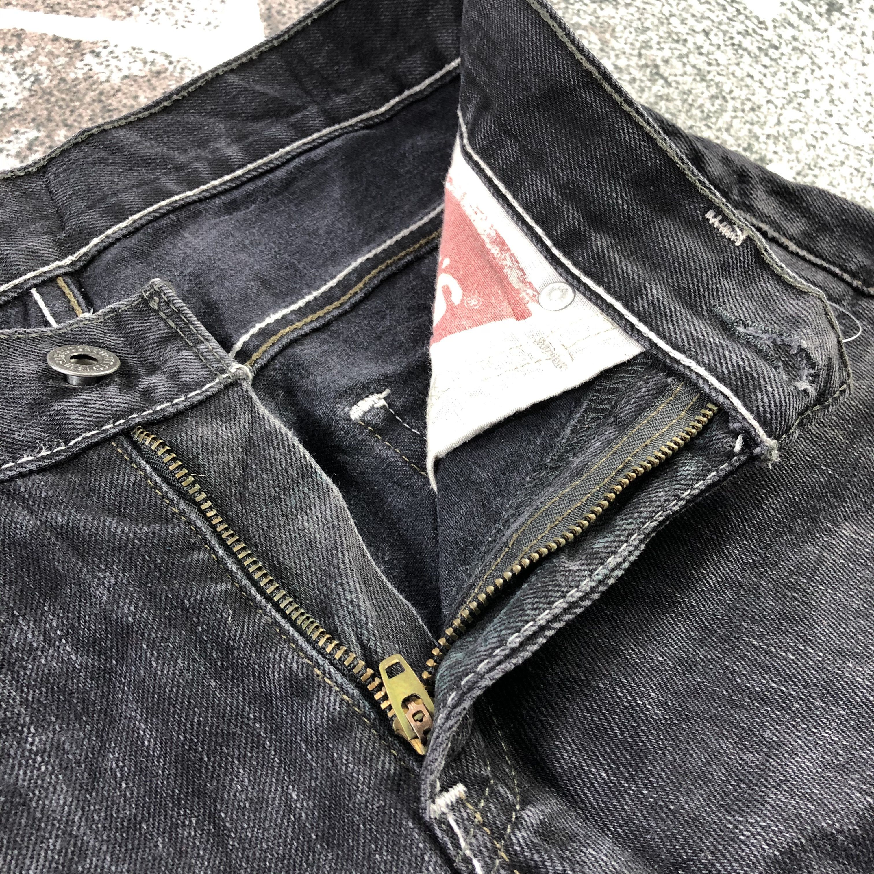 Levi's Vintage Levi's 511 Jeans Faded Black Denim KJ1416 Size US 29 - 8 Thumbnail