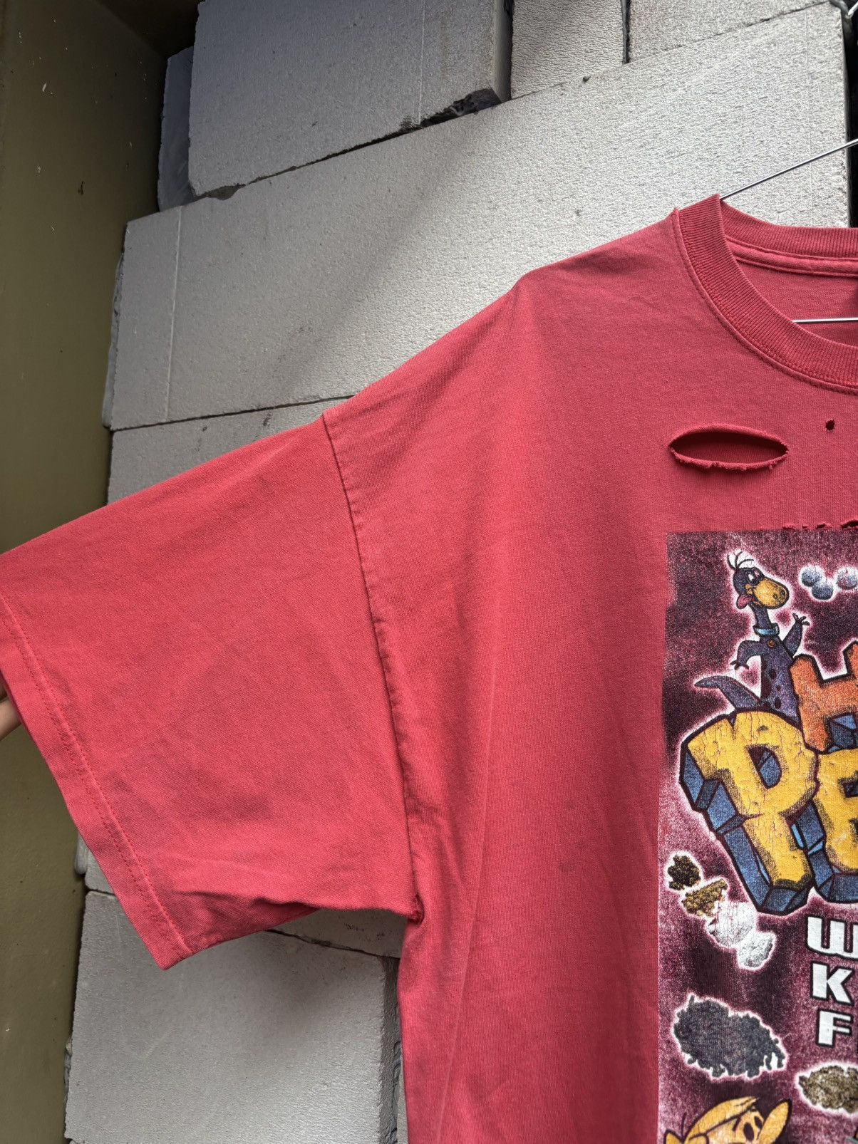 Vintage Thrashed Hood-DEE PEBBLES T Shirt Grunge ERD DISTRESSED Size US XXL / EU 58 / 5 - 4 Thumbnail