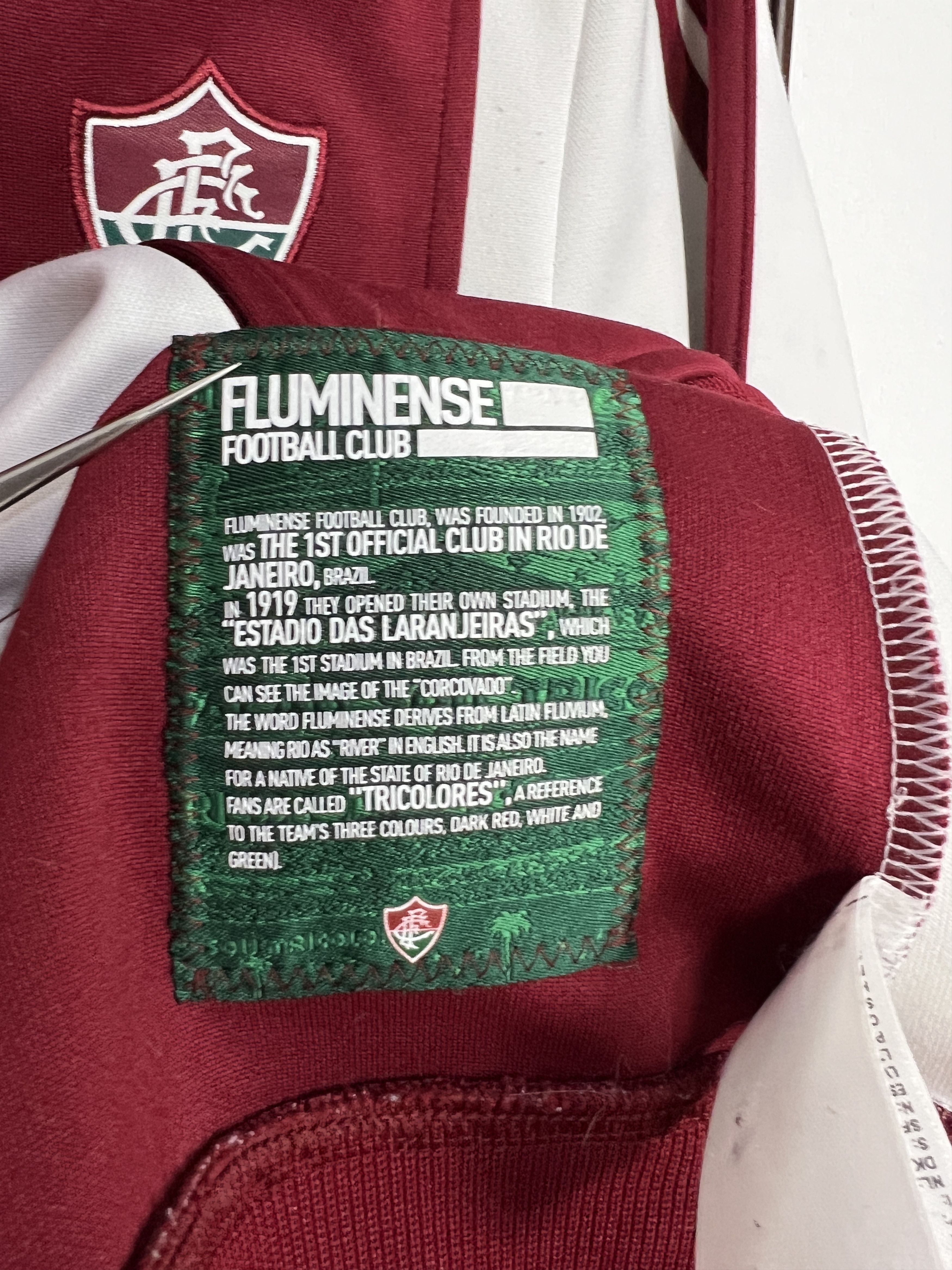 Adidas Fluminense Football Jacket Soccer Track Top Rare Size Boys L Size US XS / EU 42 / 0 - 8 Thumbnail