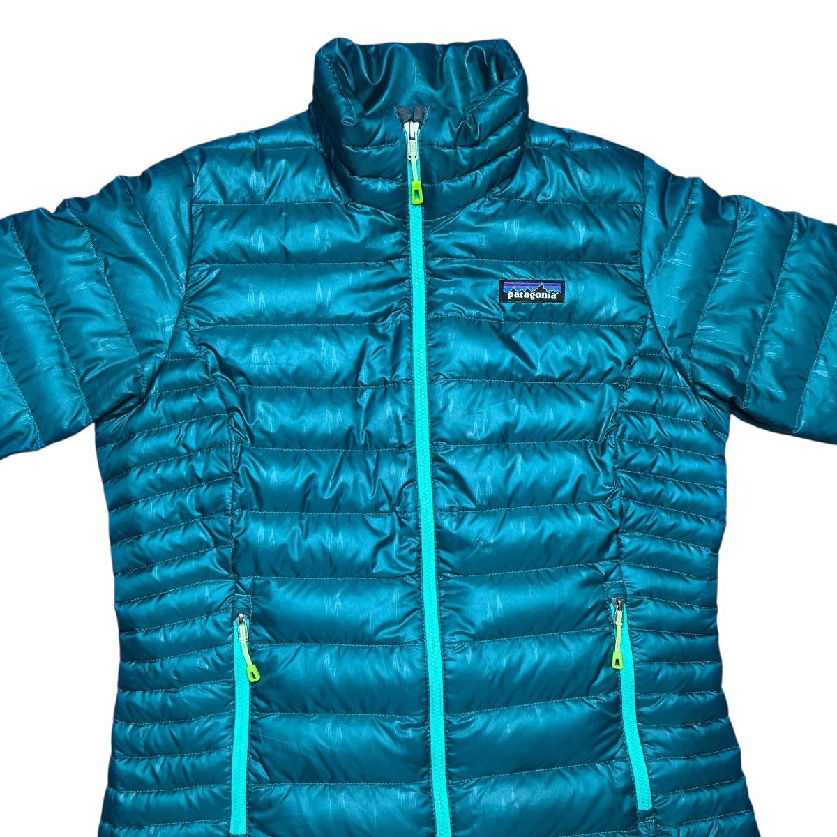 Patagonia Patagonia Women’s Style #84683 Down Teal Zip Puffer Jacket Size S / US 4 / IT 40 - 7 Thumbnail