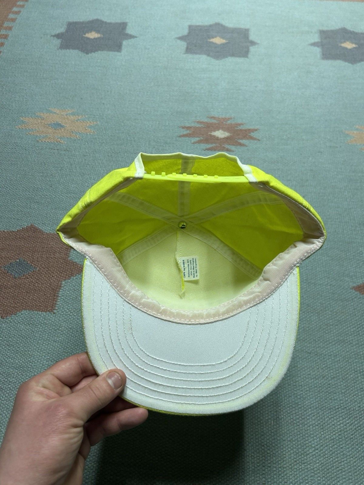 Vintage Vtg Snap hat hydro mechanical supply Michigan hi vis USA Size ONE SIZE - 5 Thumbnail