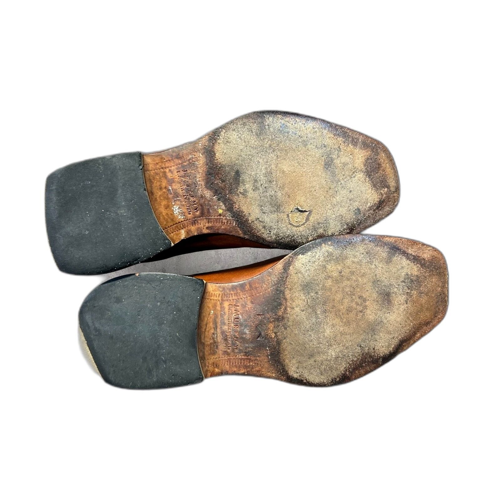 Johnston & Murphy J. Murphy By Johnston & Murphy Men's Brown Leather Shoes Oxf Size US 11 / EU 44 - 8 Thumbnail