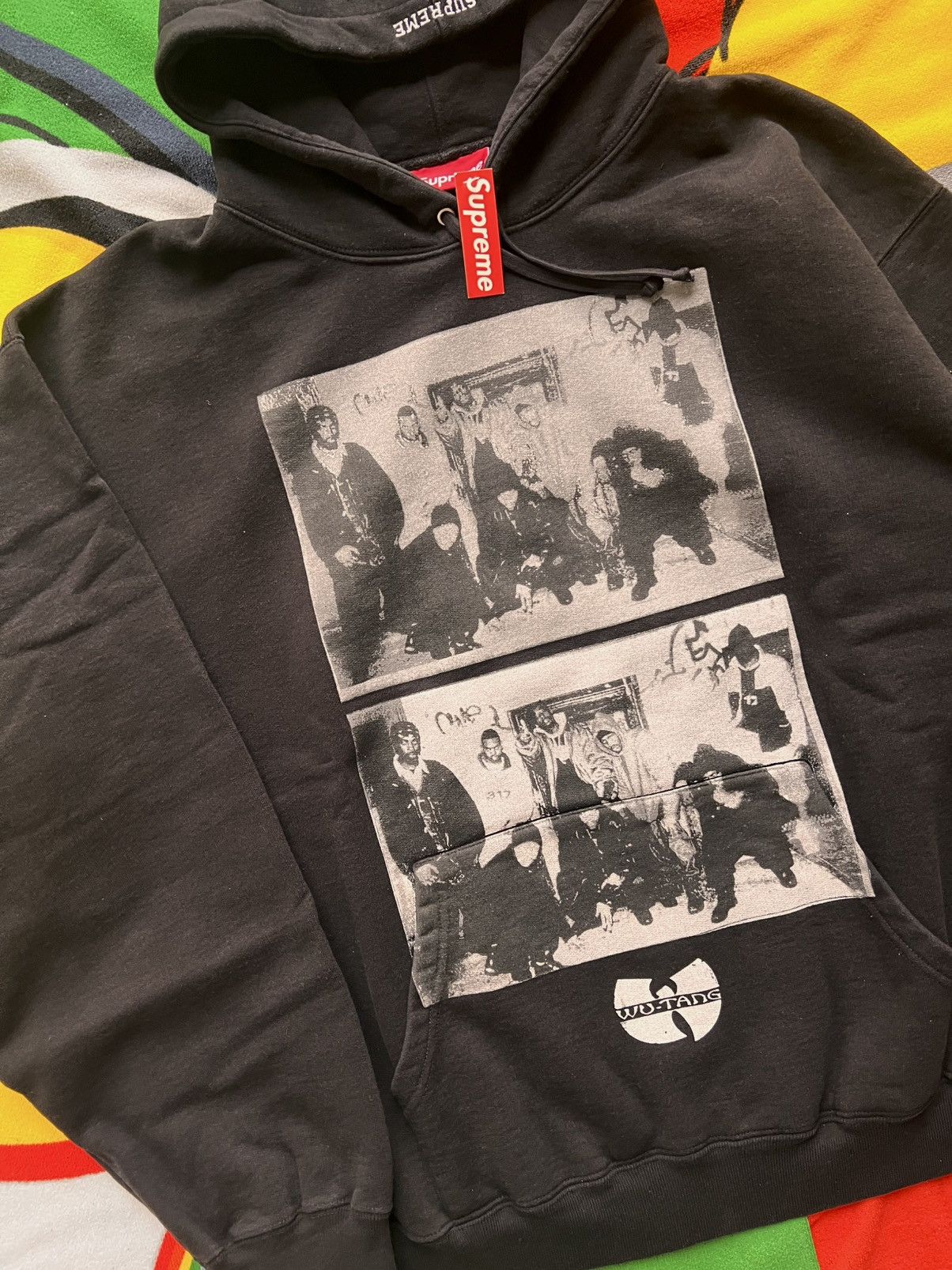 Supreme XL Supreme Wu-Tang Clan Hooded Sweatshirt Black FW25 hoodie Size US XL / EU 56 / 4 - 8 Thumbnail