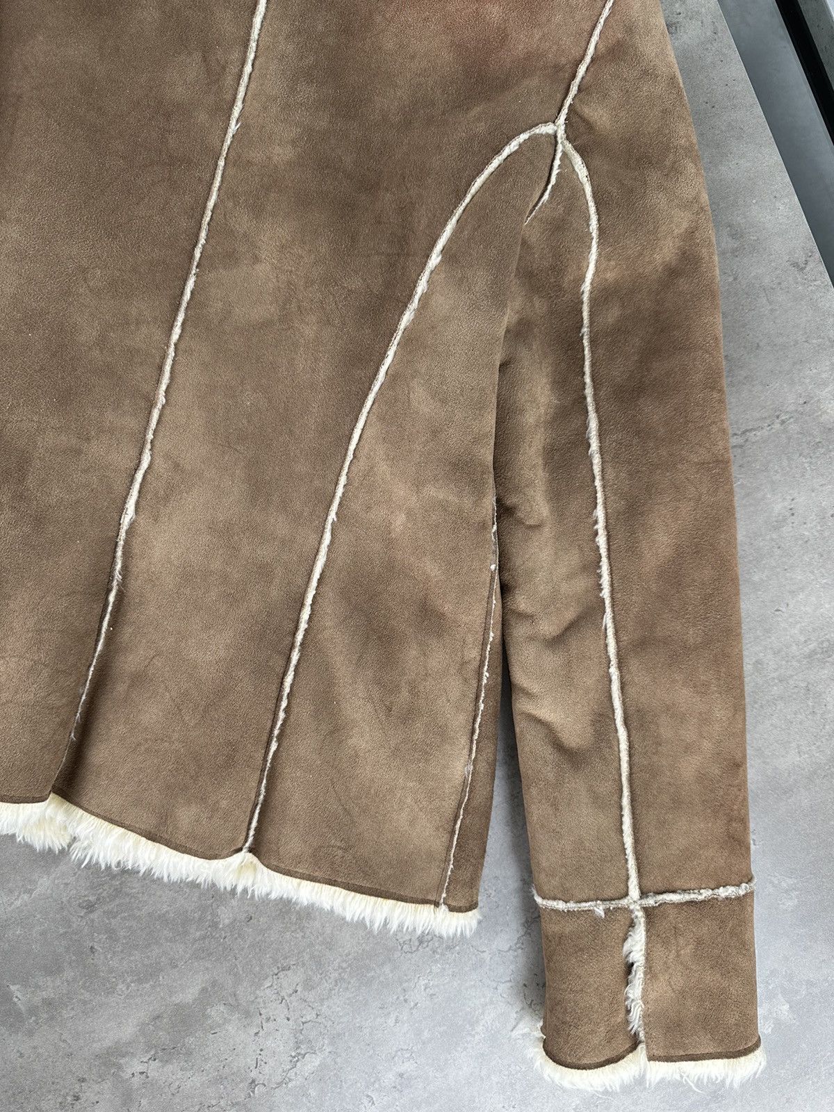 Japanese Brand Vintage Faux Sheepskin Coat Size S / US 4 / IT 40 - 10 Thumbnail