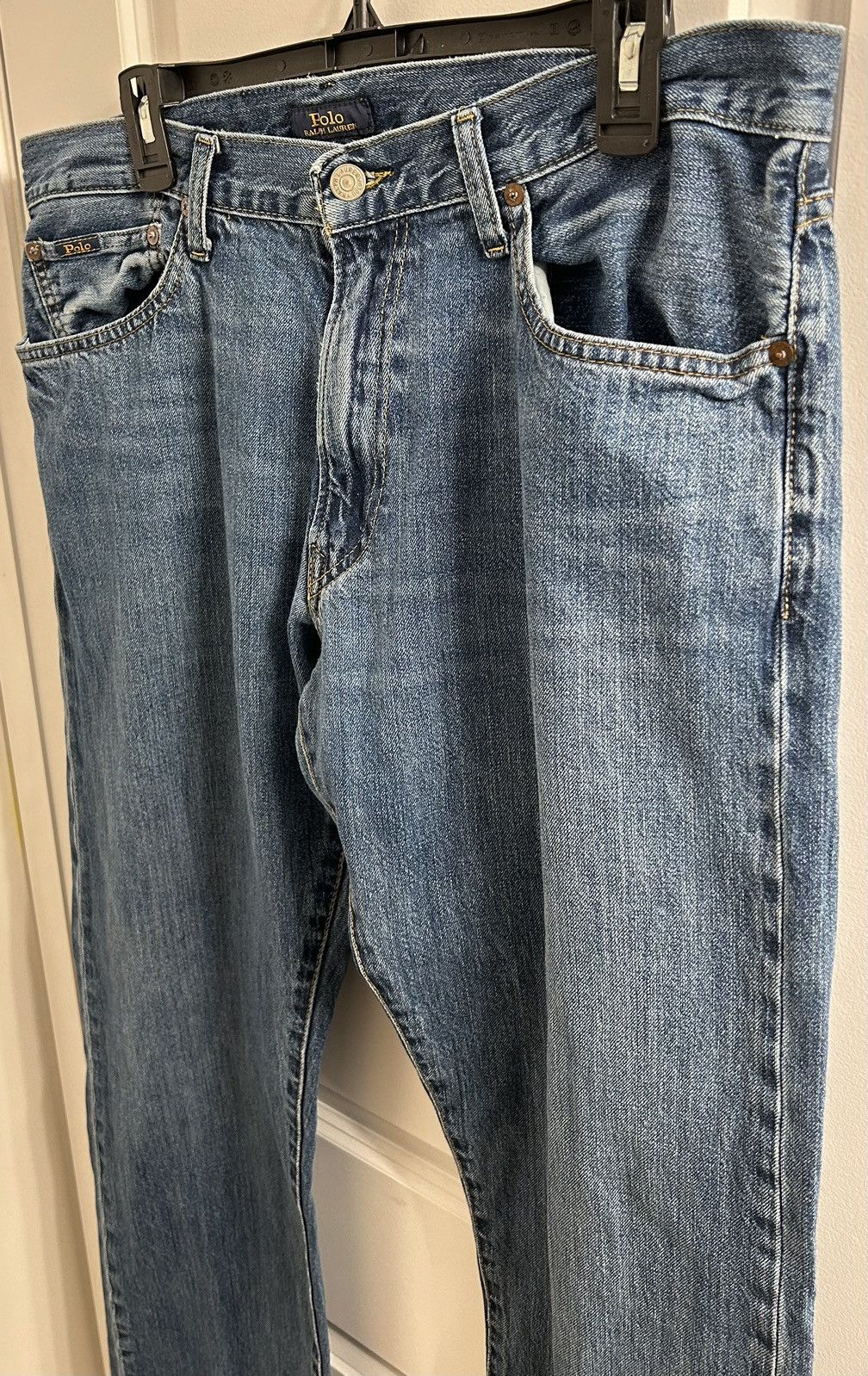 Polo Ralph Lauren Polo Ralph Lauren Mens Light Blue Jeans - Size 36X34 Size US 36 / EU 52 - 3 Thumbnail