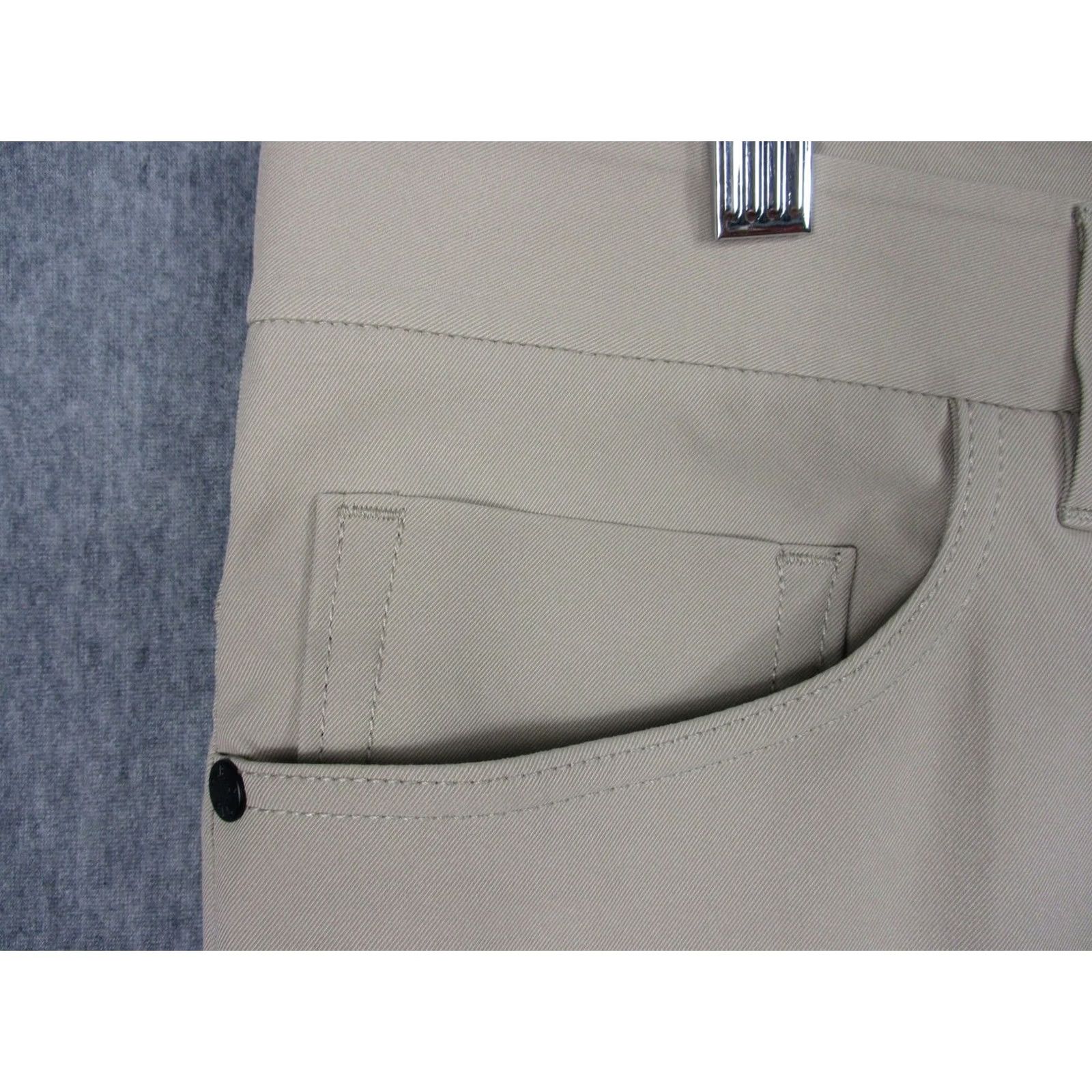 Vintage Public Rec Pants Mens 33x30 Beige Slim Tapered 5-Pocket Khaki Chino Slim Fit Casual Tapered Leg Mens Size US 33 - 3 Thumbnail