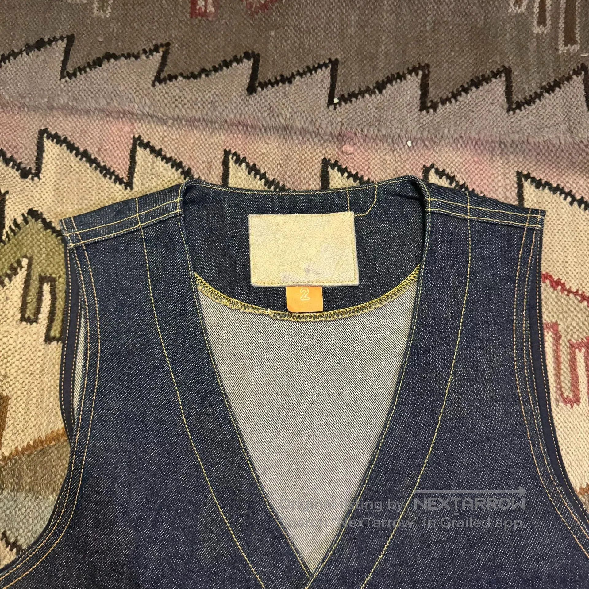 Vintage Vintage Japanese Denim Vest Fil'em Alls. Size US M / EU 48-50 / 2 - 5 Thumbnail