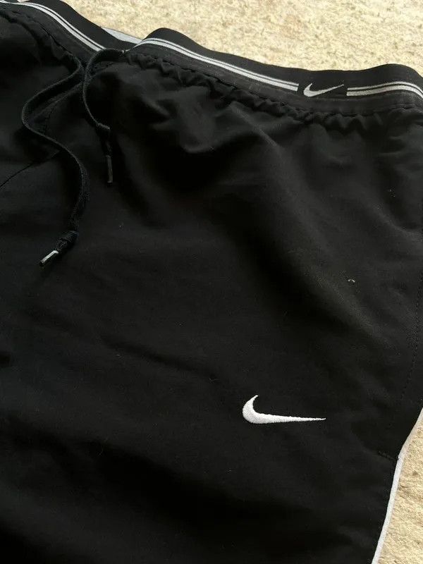 Nike Nike 2006 Sz L Track Pants Black White Rare Size 33" - 3 Thumbnail