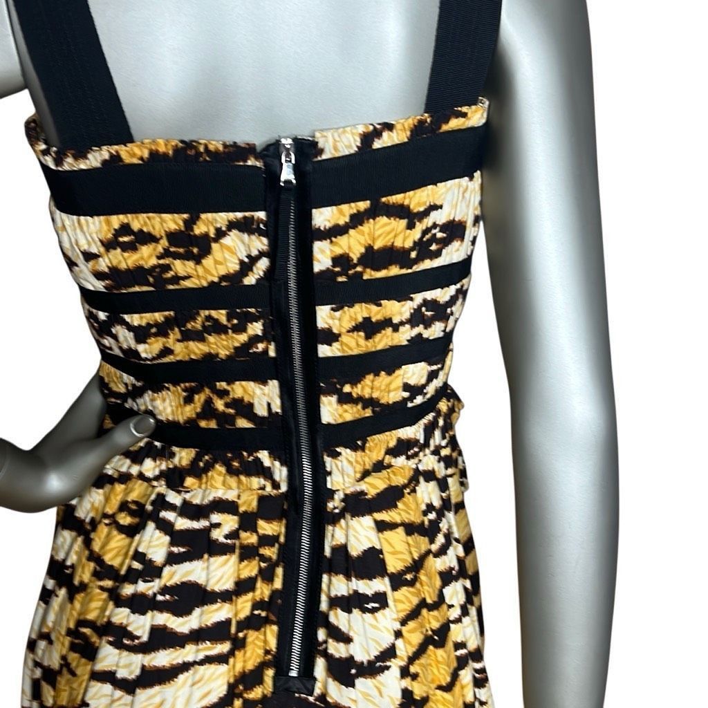 Dolce & Gabbana D&G by Dolce & Gabbana Sleeves Midi Dress Tiger Print (015) Size S / US 4 / IT 40 - 9 Thumbnail