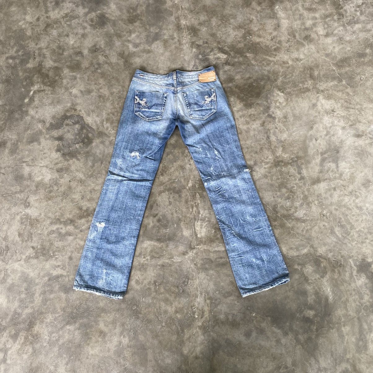 Diesel 2000s Diesel Doozy Distresed Pants Size US 27 - 6 Thumbnail