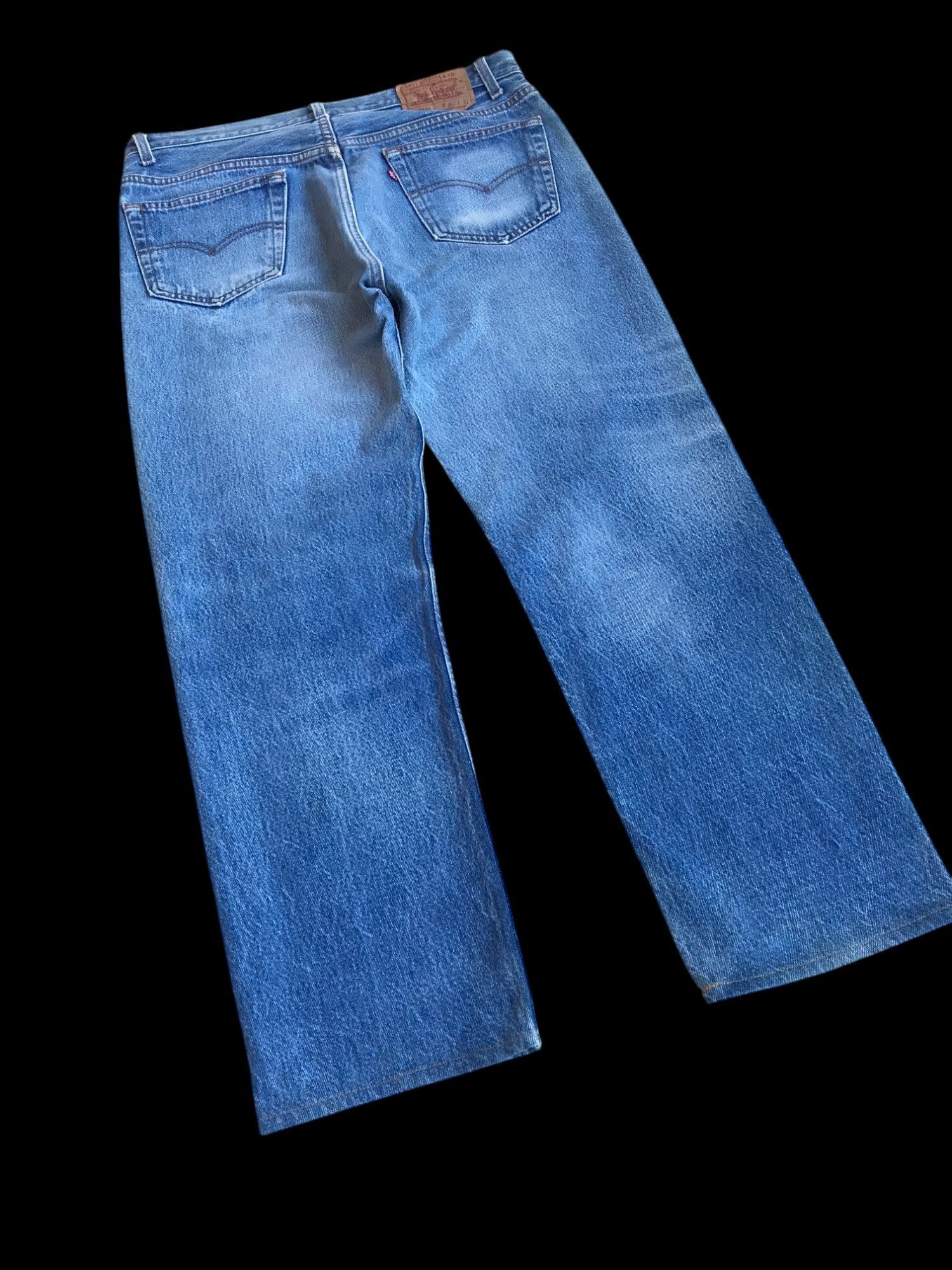 Levi's Vintage 1992 Levis 501xx lightwash dirty jean W34x27 USA Size US 34 / EU 50 - 7 Thumbnail