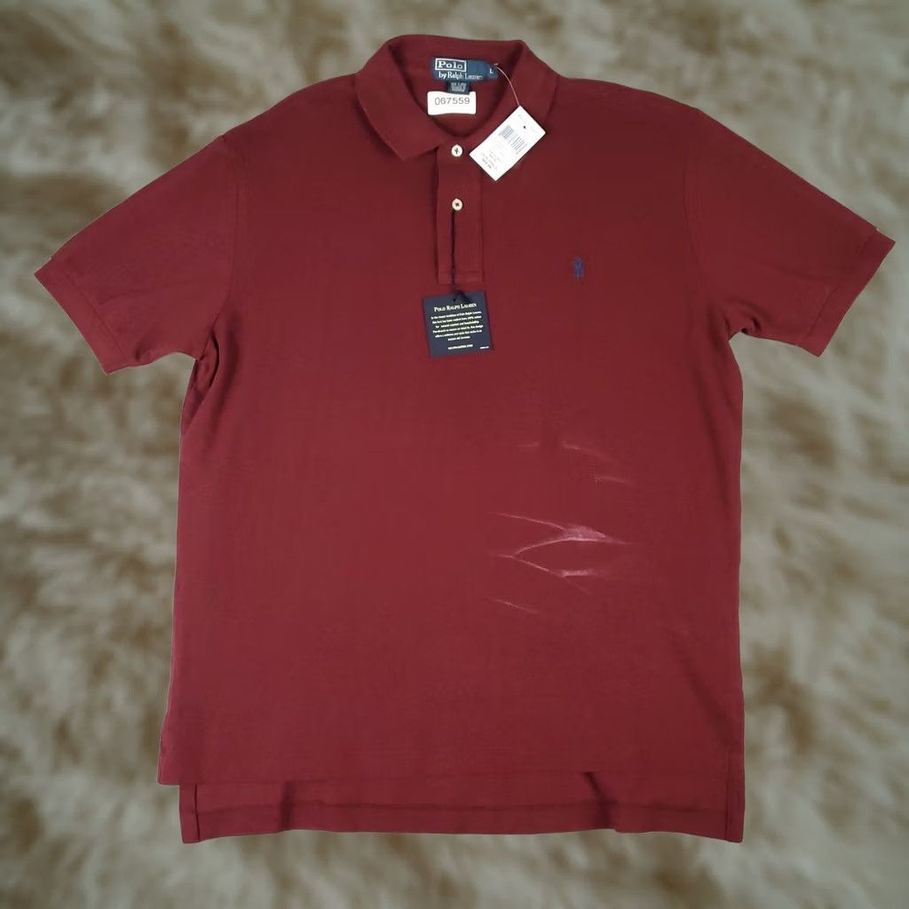 Ralph Lauren Ralph Lauren Polo Shirt Mens Large Red Pony Casual Short Sleeve Size US L / EU 52-54 / 3 - 1 Thumbnail