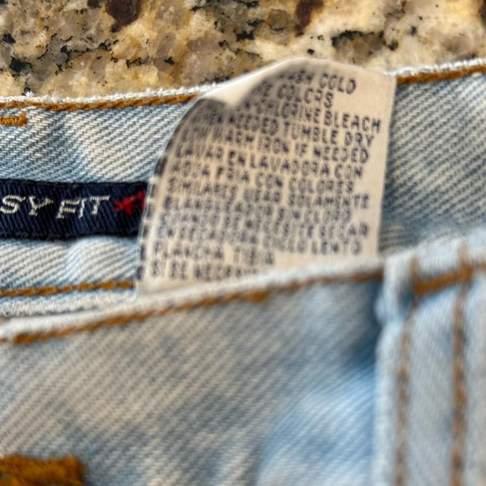 Bill Blass Bill Blass distressed hombre faded cotton jean shorts SZ 10 Size 32" / US 10 / IT 46 - 8 Thumbnail
