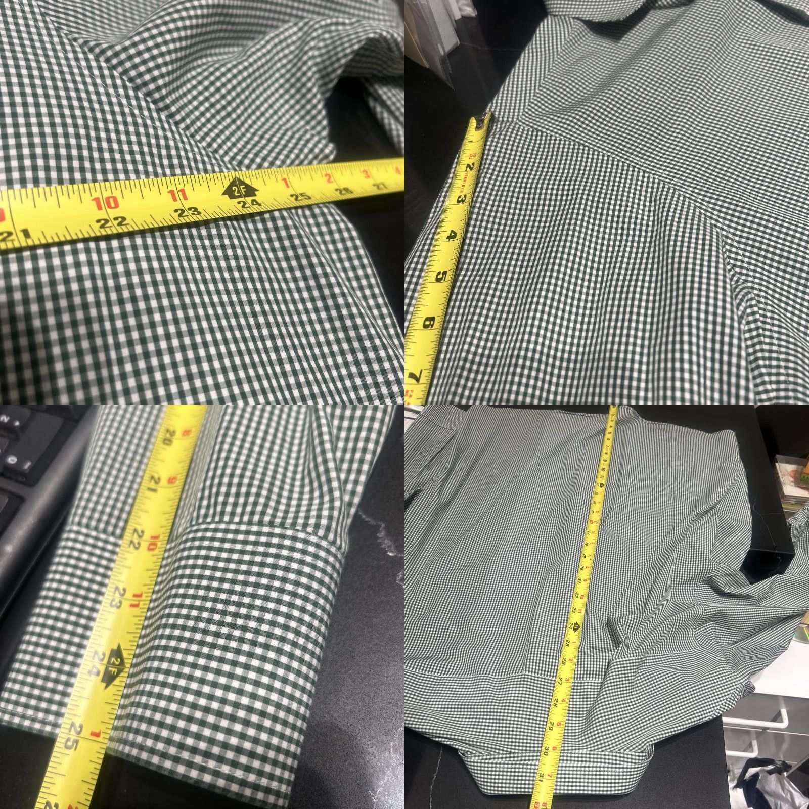 Vintage VINTAGE Bindle & Keep Dress Shirt Men 16.5 33 Green Check Casual Formal Luxury Regular Sleeve Long Shirt Mens Size US XL / EU 56 / 4 - 8 Thumbnail