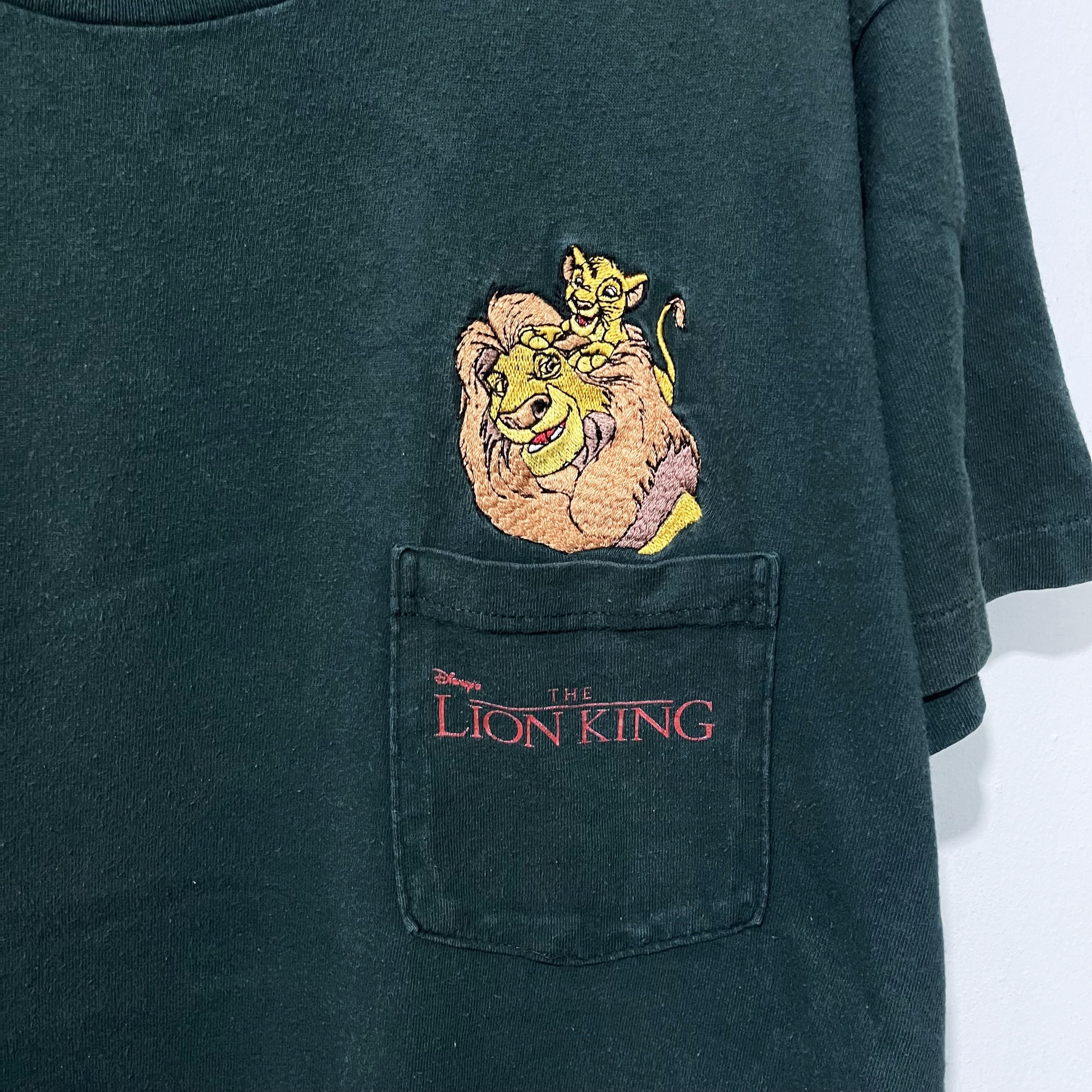 Disney Vintage 90s The Lion King Pocket Tee Size US L / EU 52-54 / 3 - 2 Thumbnail