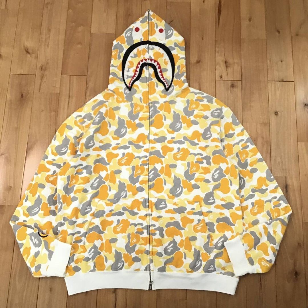 Bape 🔥2008 Matsuyama Store Camo🔥 BAPE shark full zip hoodie NIGO Size US L / EU 52-54 / 3 - 1 Thumbnail