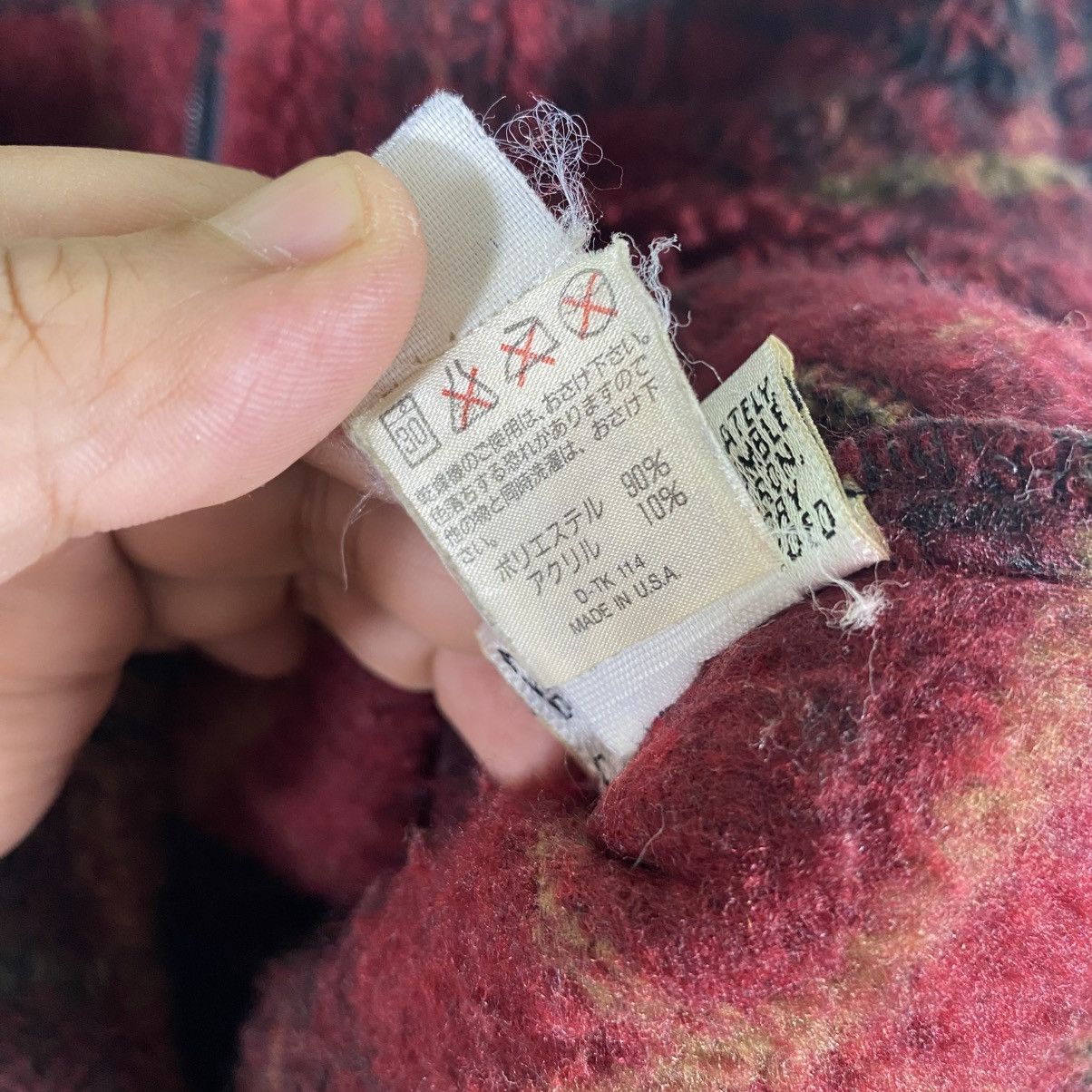 Vintage × Woolrich Woolen Mills Vintage Woolrich Tartan Plaid Half Zip Fleece Size US XL / EU 56 / 4 - 9 Thumbnail