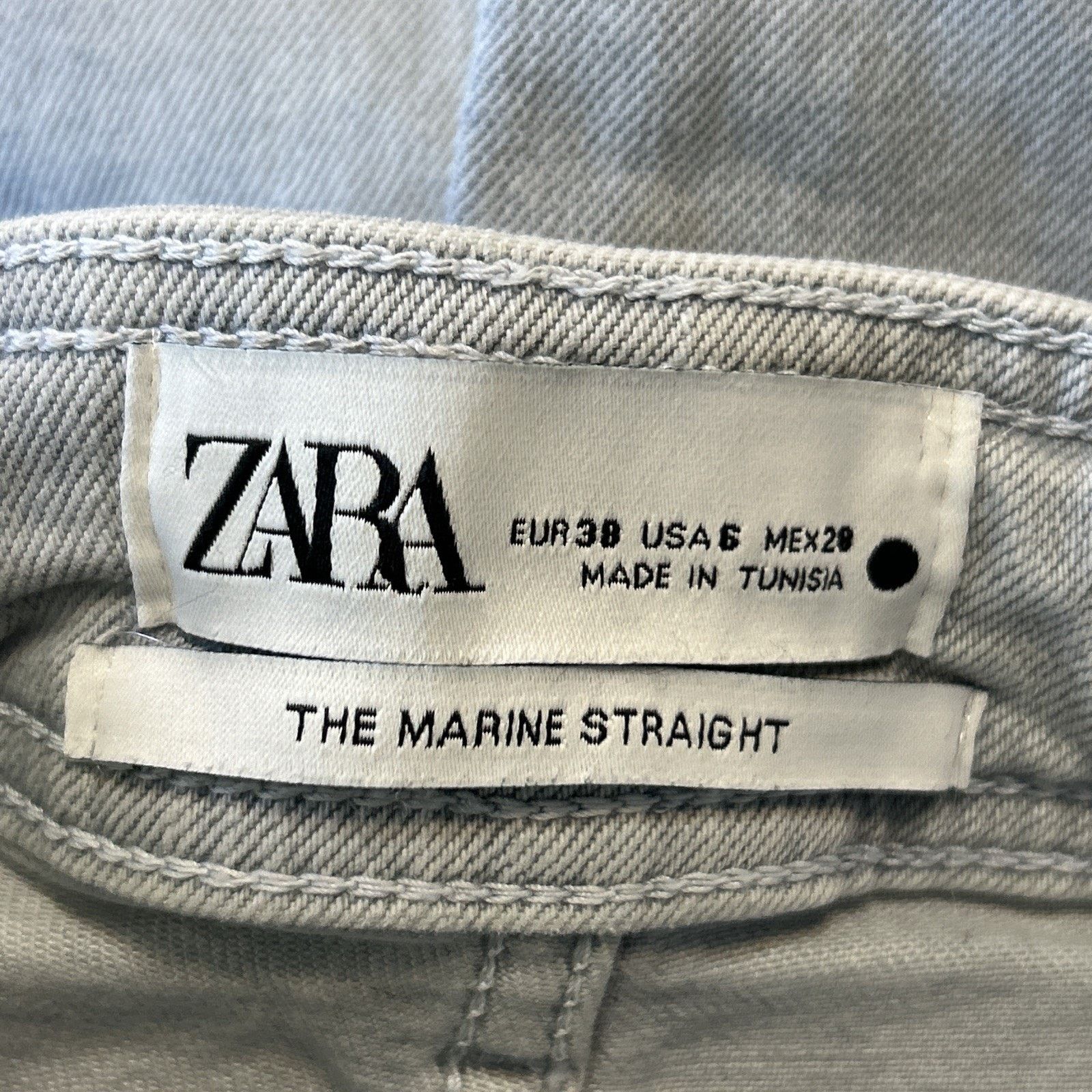 Zara Beyond Baggy Jeans Womens 6 28x29 Zara Hamilton Raw Hem Bagi Size 28" / US 6 / IT 42 - 5 Thumbnail