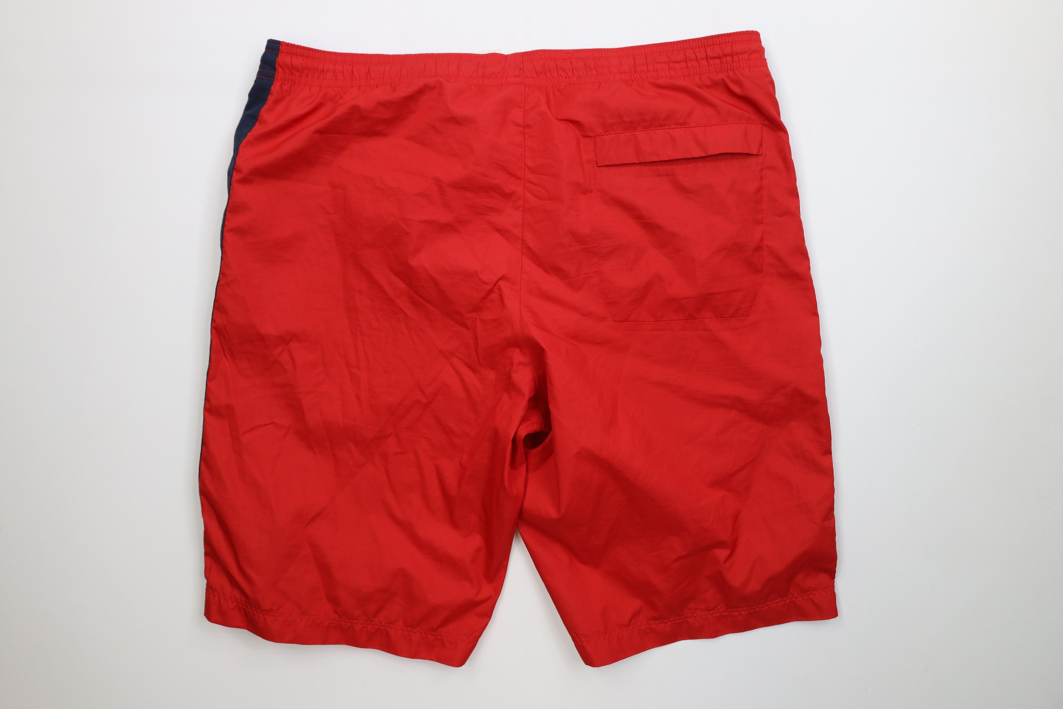 Nike AS IS Vintage Y2K Nike Mini Swoosh Striped Lined Shorts Size US 34 / EU 50 - 9 Thumbnail