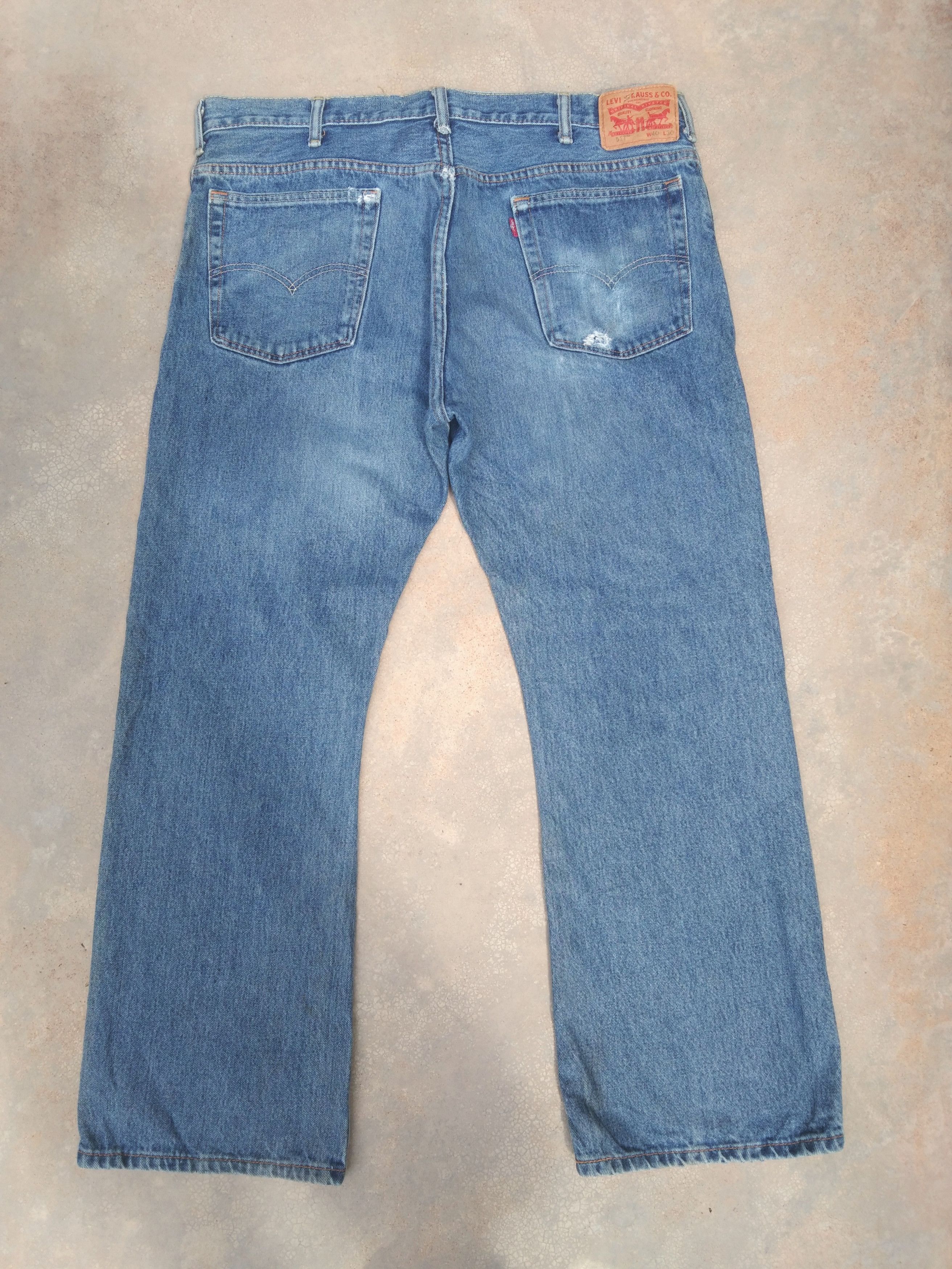 Jean × Levi's × Vintage Vintage Levis 517 Boot Cut Flared Jeans 40x30 Size US 40 / EU 56 - 2 Thumbnail