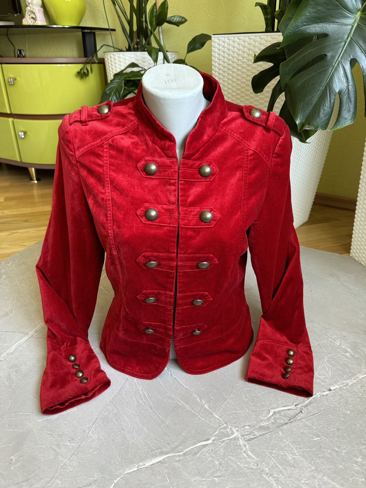Hysteric Glamour Vintage Military Napoleon Velour Jacket PPFM Balmain Style Size M / US 6-8 / IT 42-44 - 4 Thumbnail