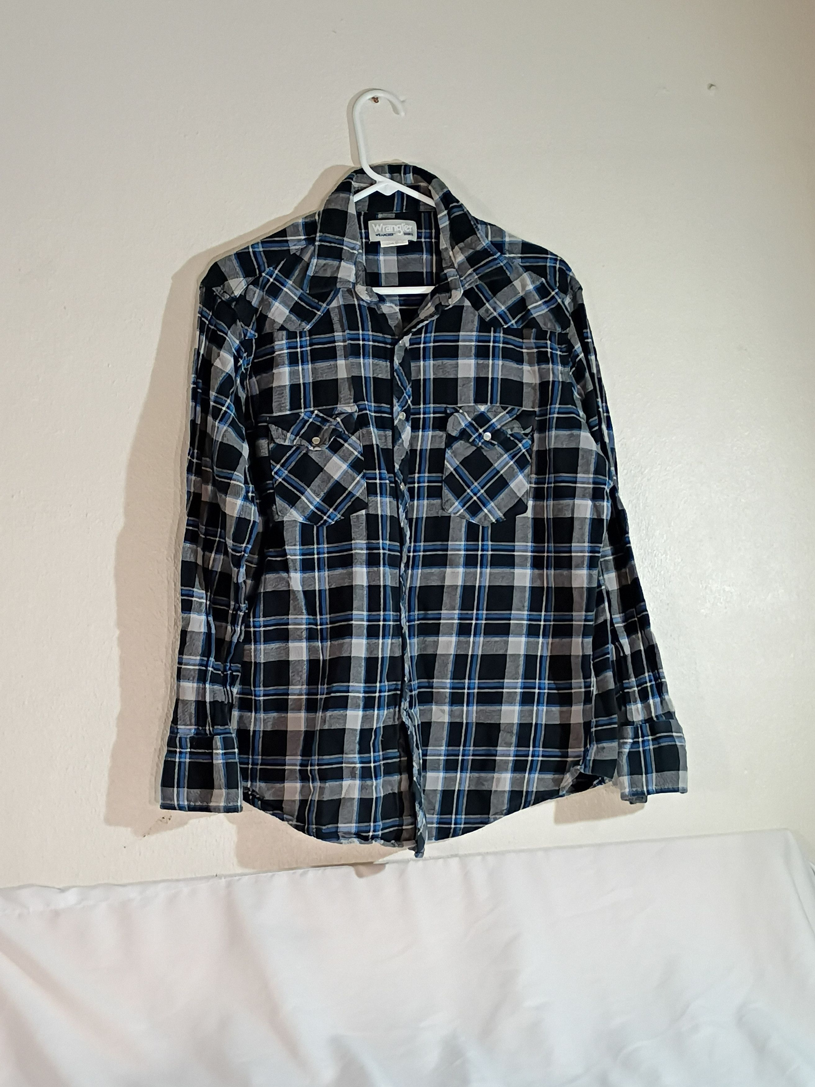 Wrangler Men's Wrangler Wrancher Flannel Plaid Size US L / EU 52-54 / 3 - 1 Thumbnail