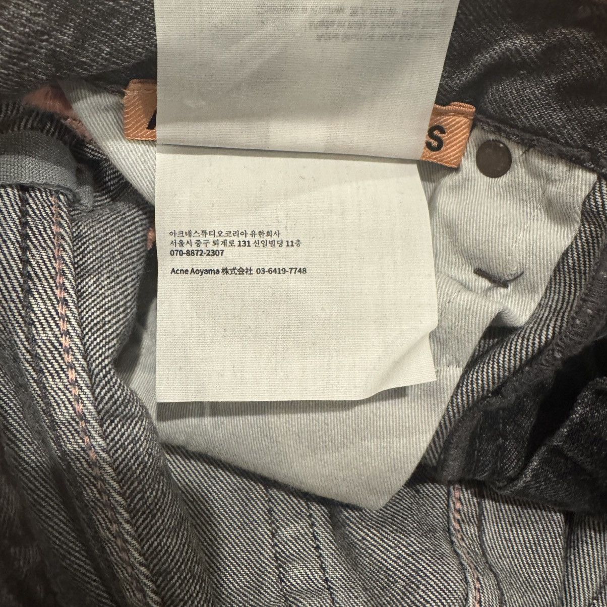 Acne Studios Acne Studios 1996 Ash Black Denim Jeans Regular Fit 29/30 Size US 29 - 7 Thumbnail