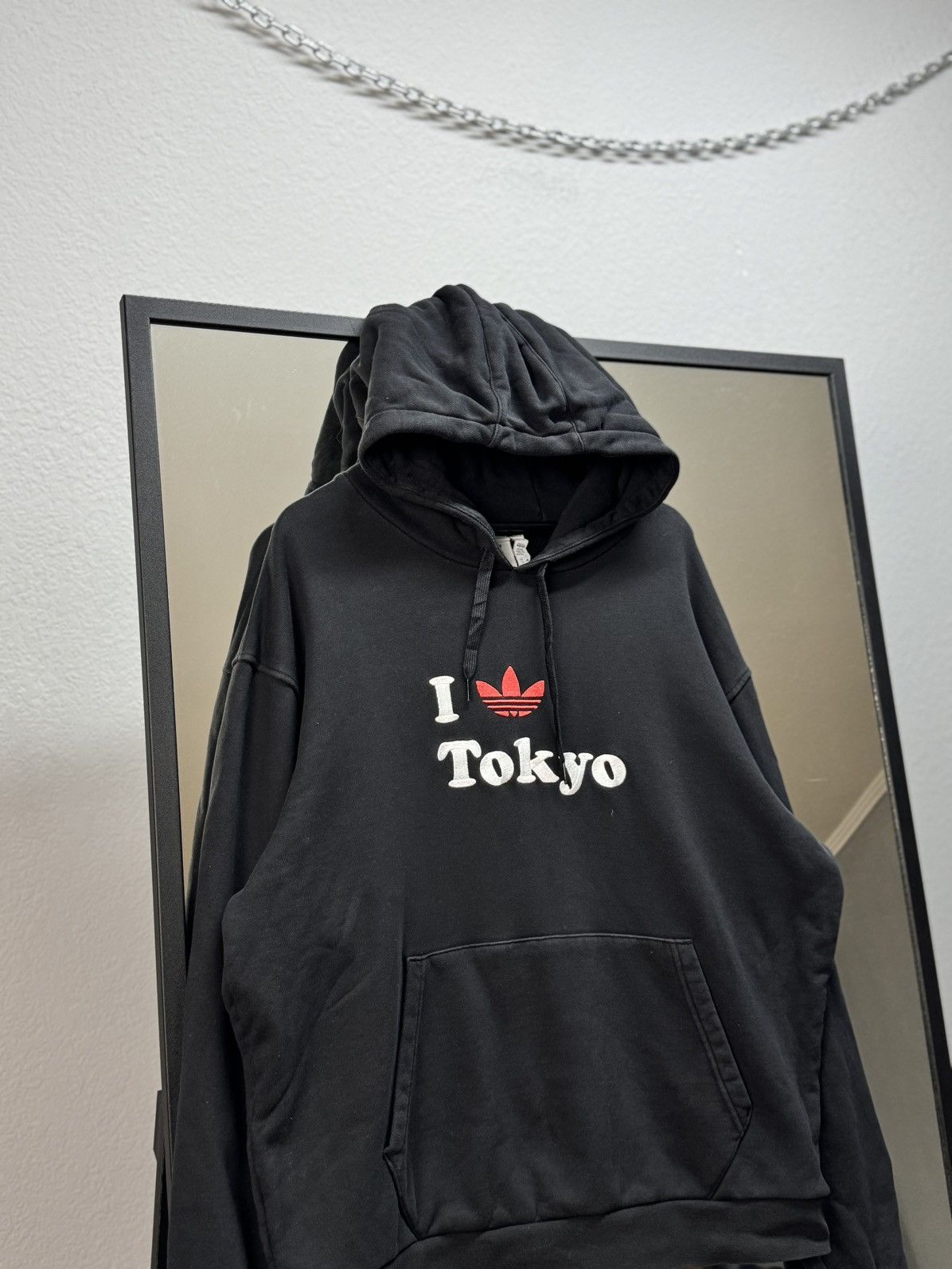 Adidas Black Adidas Tokyo Style Stussy Vetements Hoodie Size US XL / EU 56 / 4 - 10 Thumbnail