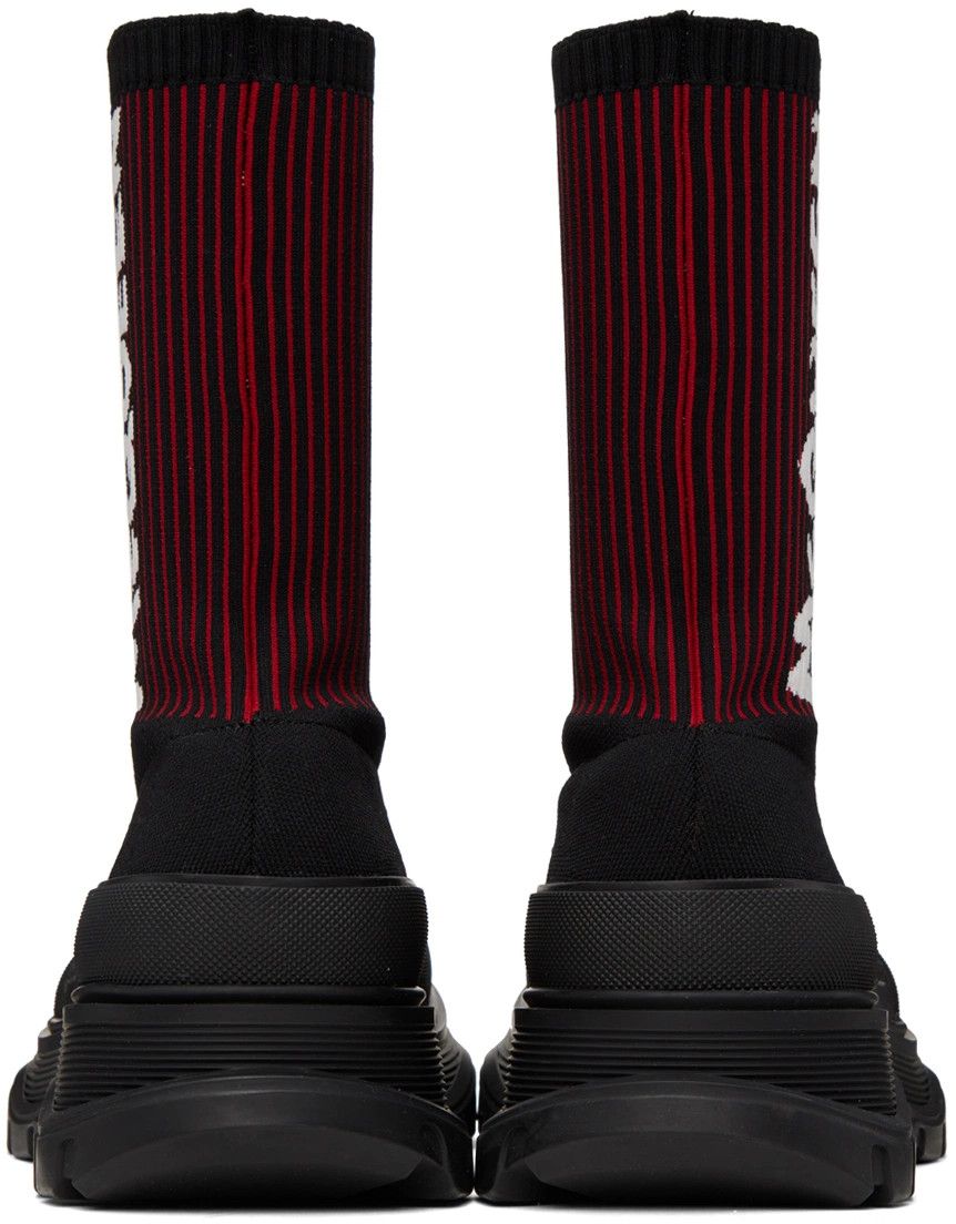 Alexander McQueen o1y1024 Hi-Top Sneakers in Black Size US 7 / EU 40 - 3 Thumbnail