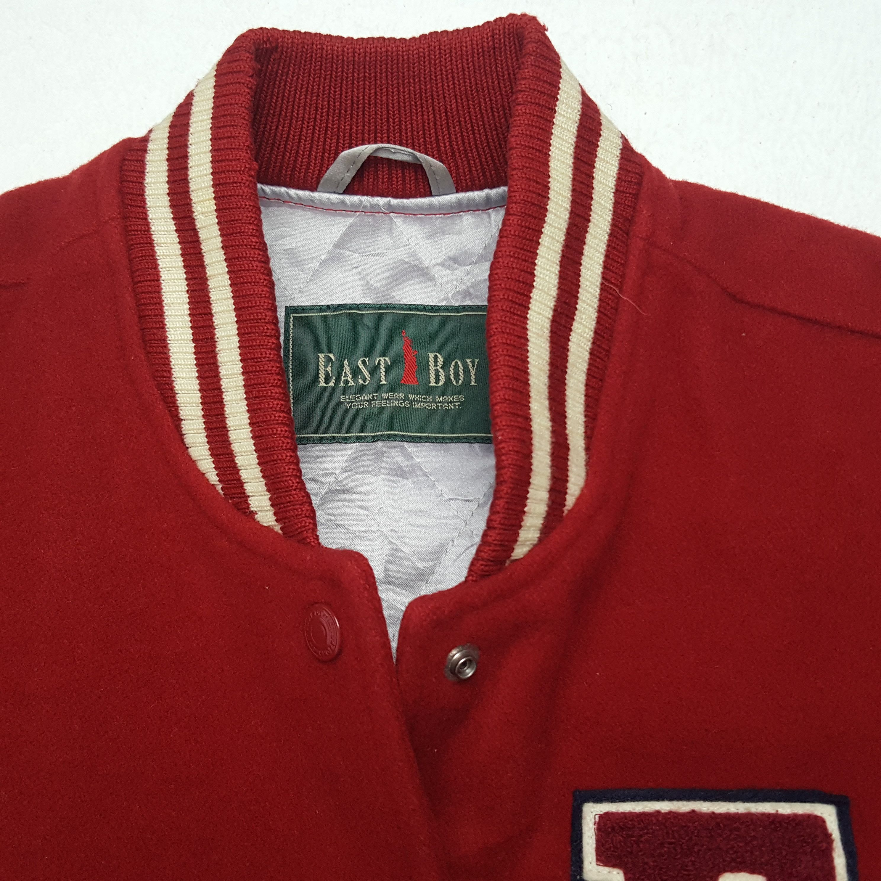 Vintage Vintage EastBoy Velvet Patch Logo Varsity Jacket Size US M / EU 48-50 / 2 - 5 Thumbnail
