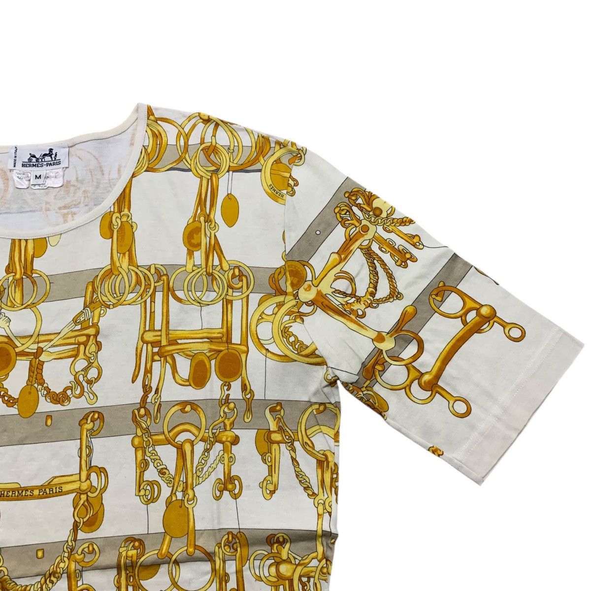 Hermes Hermes 90s Mors et Filets T-Shirt Size M / US 6-8 / IT 42-44 - 2 Thumbnail